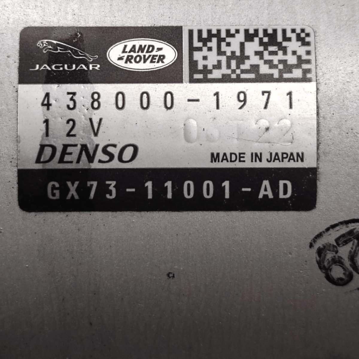 Jaguar F-Pace 2.0 Diesel Starter Motor COD: GX7311001AD (2015>) - F&P CRASH SRLS - Used Parts