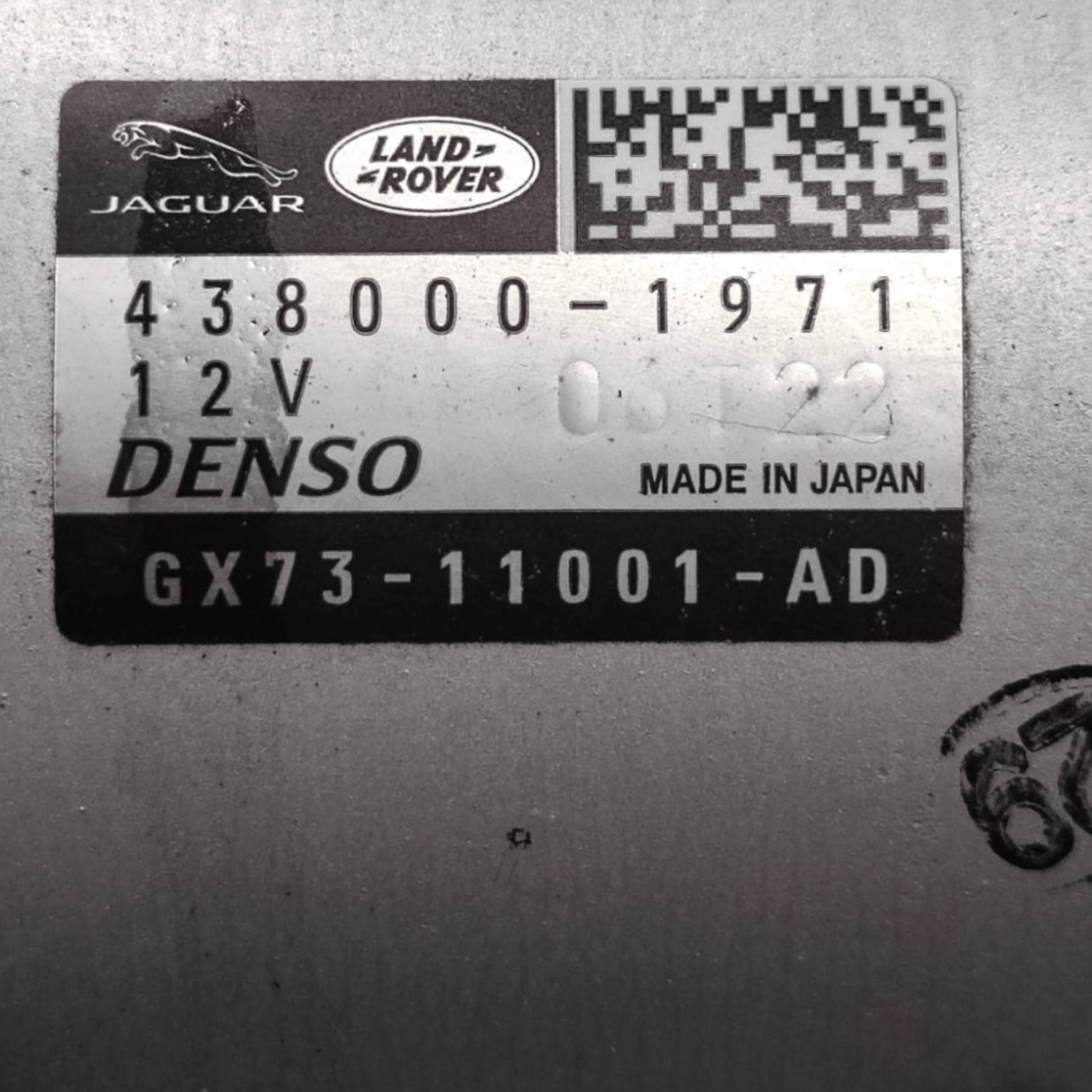 Jaguar F-Pace 2.0 Diesel Starter Motor COD: GX7311001AD (2015>) - F&P CRASH SRLS - Used Parts