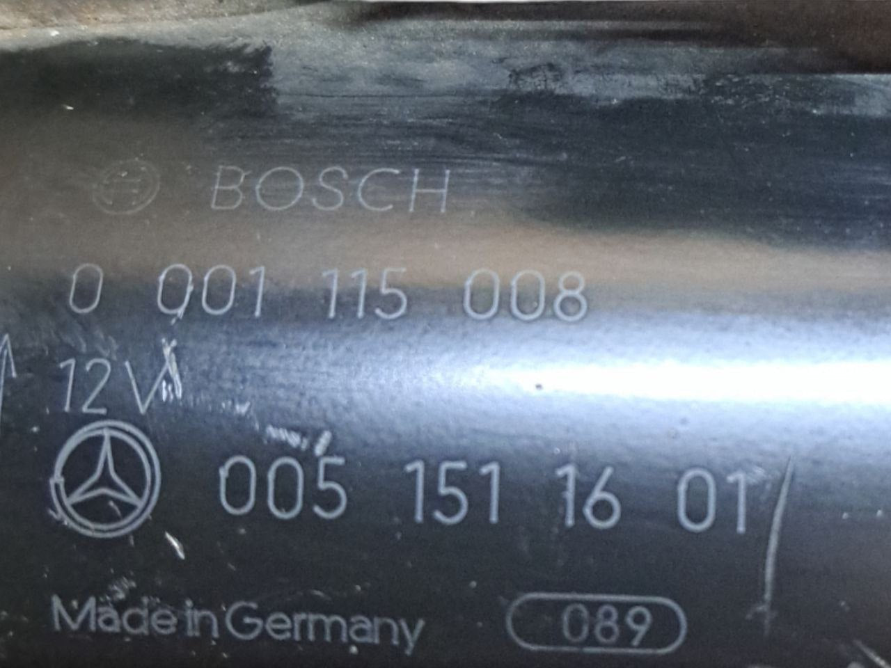 Starter motor Mercedes-Benz Class A W168 1.7 diesel (1997-2001) COD:0051511601 - F&P CRASH SRLS - Used Parts