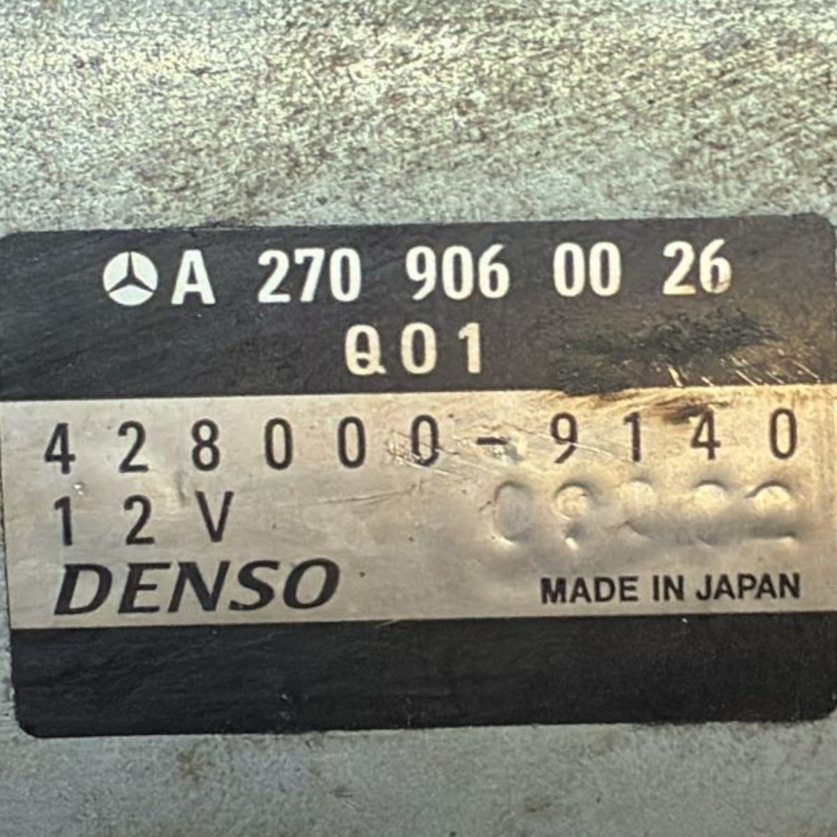 Motorino di avviamento mercedes - benz classe a w176 cod . 428000 - 9140 2.2 diesel (2012 > 2018) - F&P CRASH SRL - Ricambi Usati
