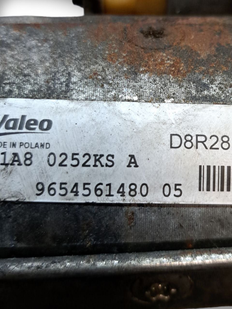 Starter motor Peugeot 508 SW 2.0hdi (2017) COD:9654561480 - F&P CRASH SRLS - Used Parts
