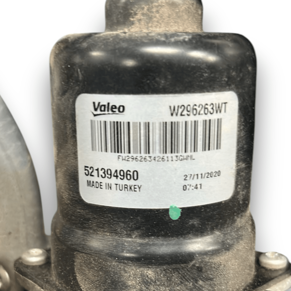 Front windshield wiper motor fiat 500e code:521394960 (2020 >) - F&P CRASH SRLS - Used Spare Parts