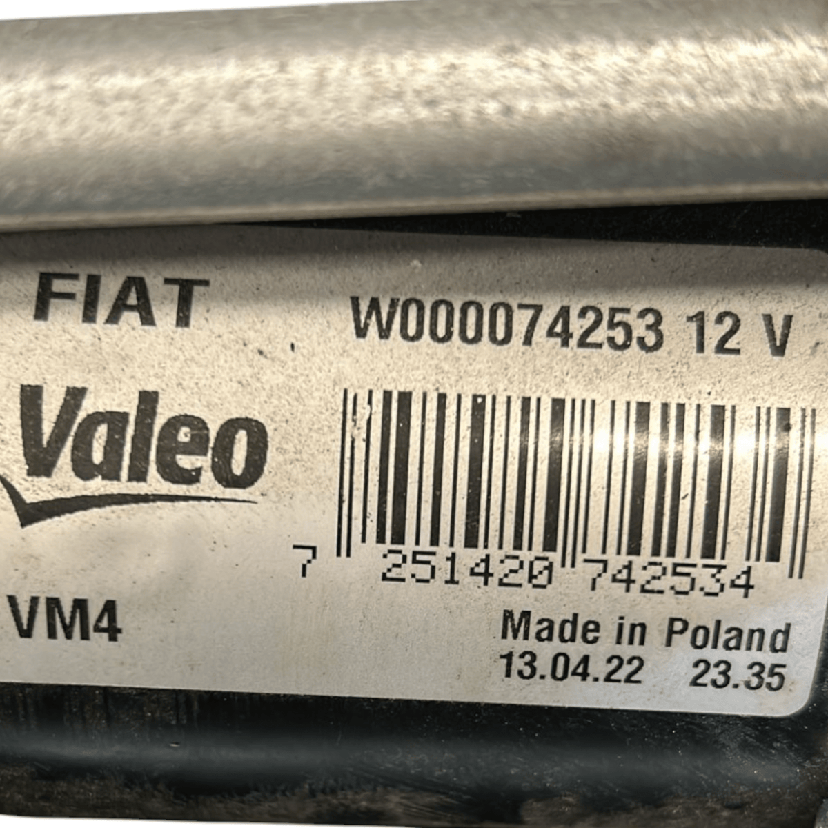 Front Windshield Wiper Motor Fiat Tipo (2015 >) code:W000074253 - F&P CRASH SRLS - Used Parts