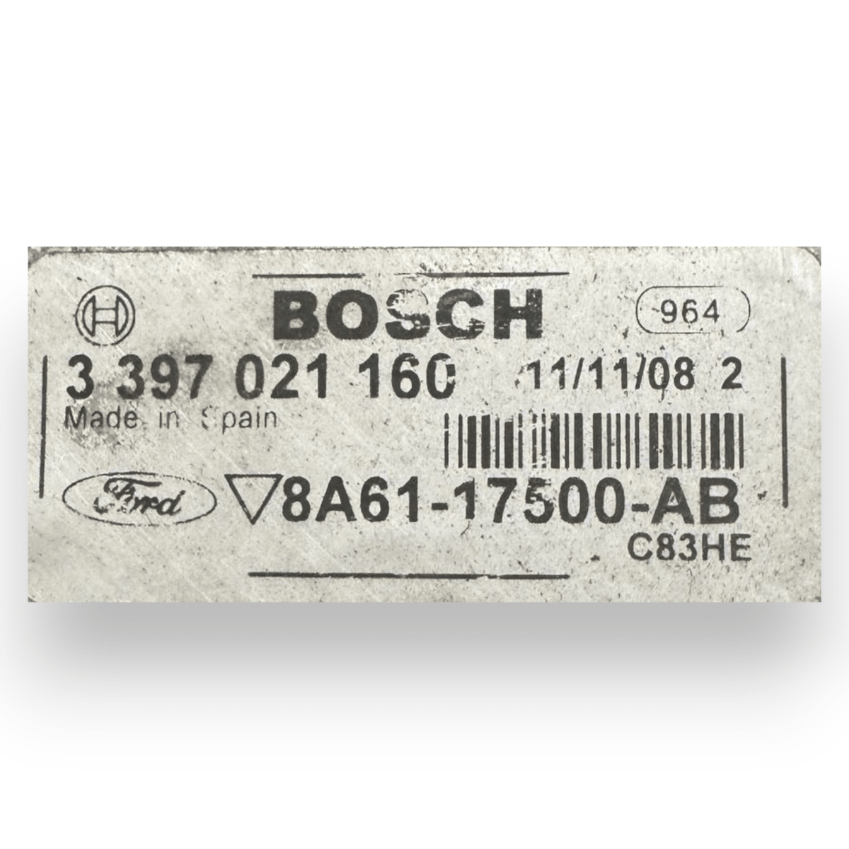 Motorino tergicristalli anteriore Ford Fiesta VI cod.8A61 - 17500 - AB (2008 - 2017) - F&P CRASH SRL - Ricambi Usati