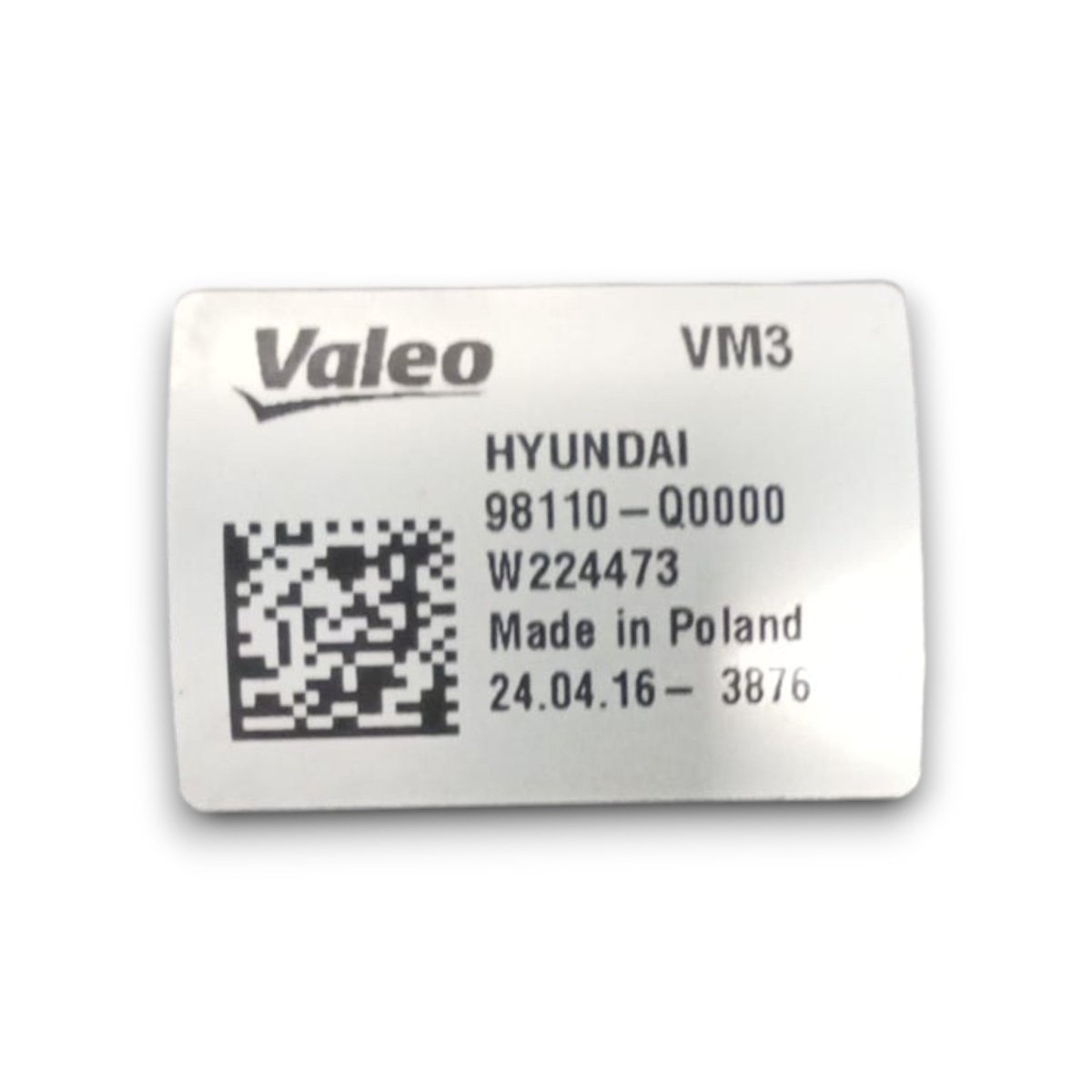Motorino tergicristalli anteriore hyundai i20 cod . 98110 - q0000 (2020 >) - F&P CRASH SRL - Ricambi Usati