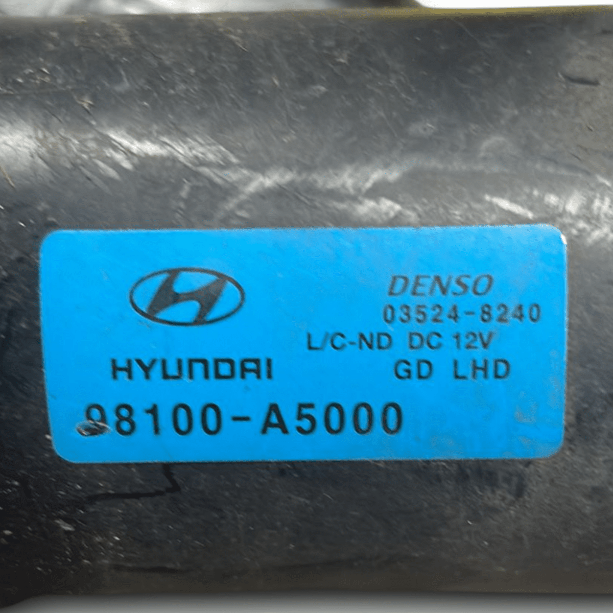 Motorino tergicristalli anteriore hyundai i30 cod:98100 - a5000 (2011 > 2016) - F&P CRASH SRL - Ricambi Usati
