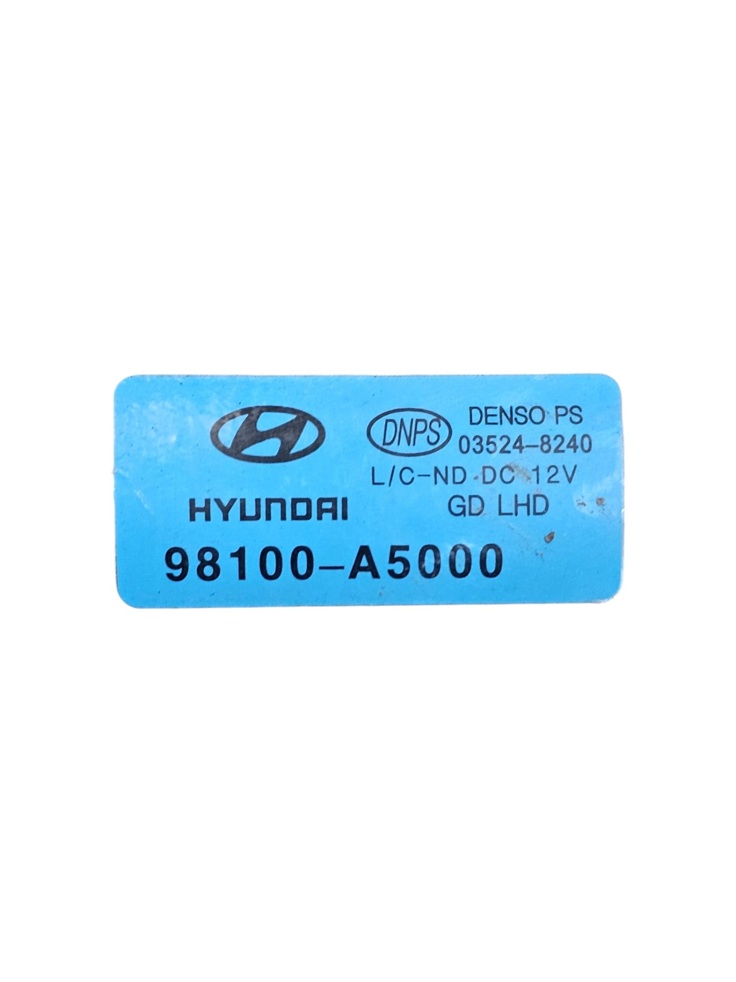Motorino Tergicristalli Anteriore Hyundai i30 GD Cod:98100 - A5000 (2011 - 2016) - F&P CRASH SRLS - Ricambi Usati
