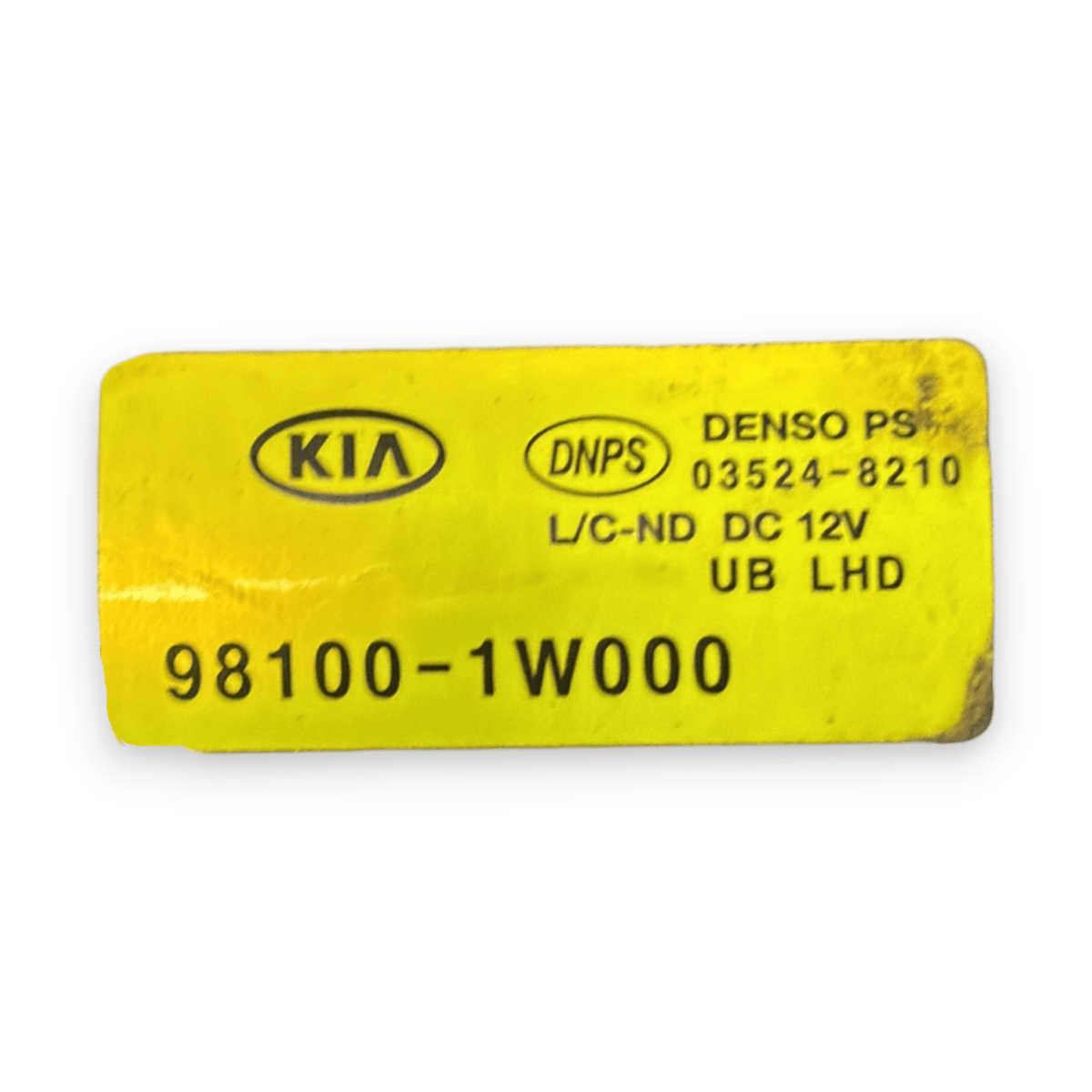Motorino tergicristalli anteriore kia rio III cod:98100 - 1w000 (2011 - 2017) - F&P CRASH SRL - Ricambi Usati