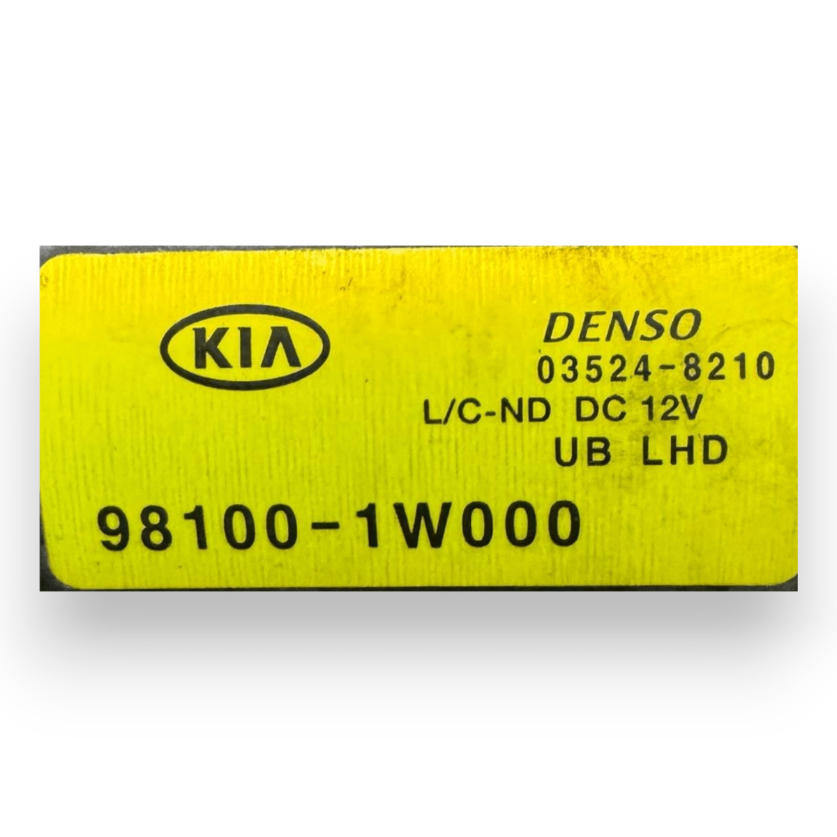 Motorino tergicristalli anteriore Kia Rio (UB) cod.98100 - 1W000 (2011 - 2017) - F&P CRASH SRL - Ricambi Usati