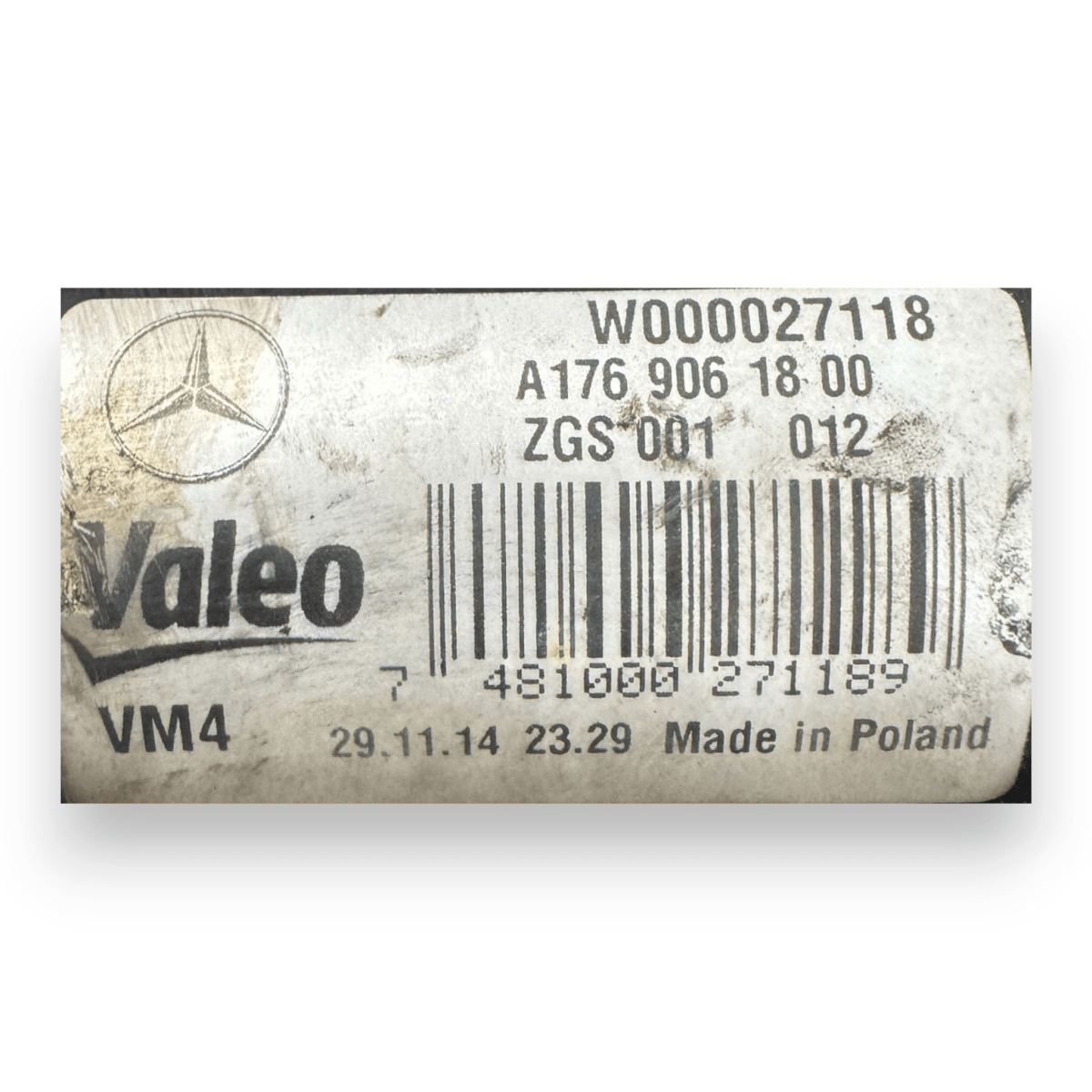 Motorino tergicristalli anteriore Mercedes - Benz Classe A (W176) cod.A1769061800 (2012 - 2018) - F&P CRASH SRL - Ricambi Usati