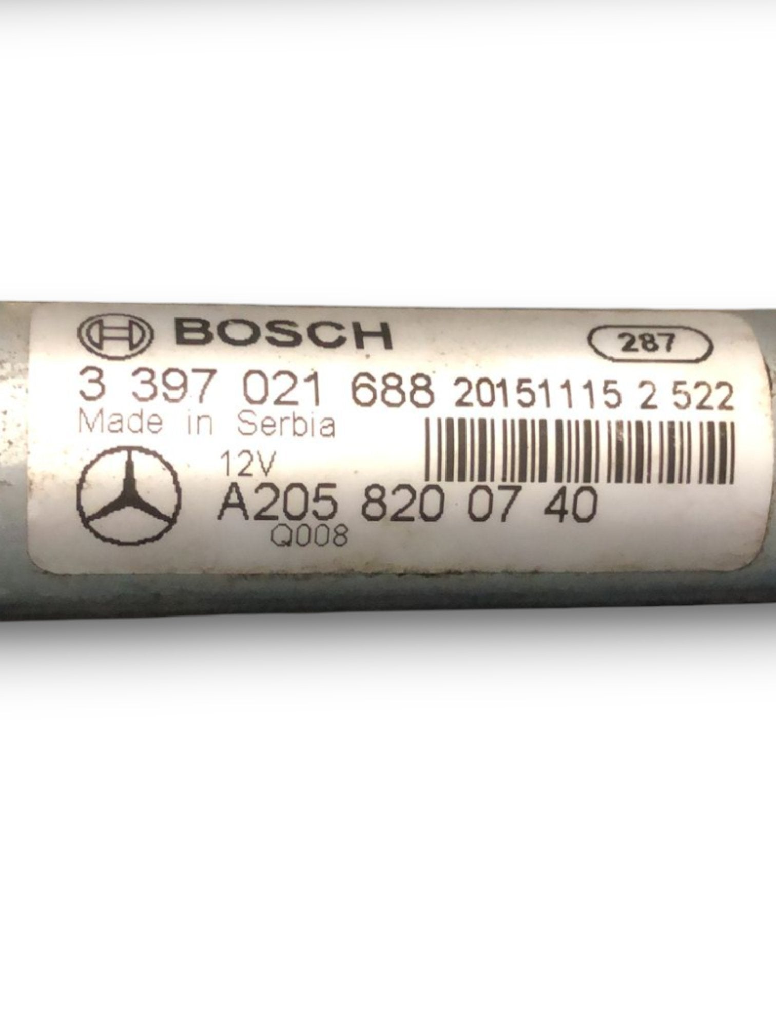 Motorino Tergicristalli Anteriore Mercedes Benz Classe C W205 (2014 > 2021) cod:A2058200740 - F&P CRASH SRLS - Ricambi Usati