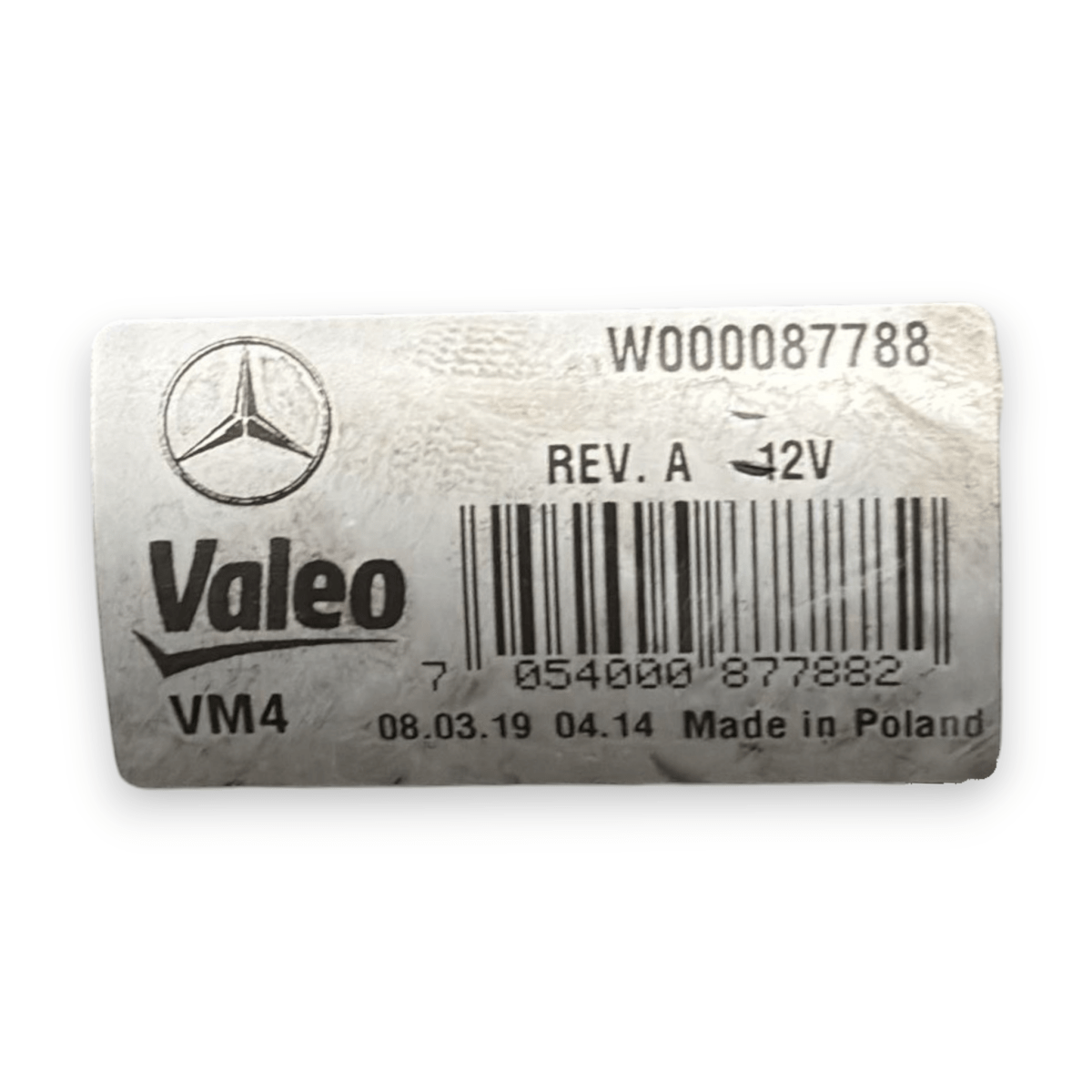 Motorino tergicristalli anteriore mercedes - benz sprinter w910 cod:w000087788 (2018 - ) - F&P CRASH SRL - Ricambi Usati