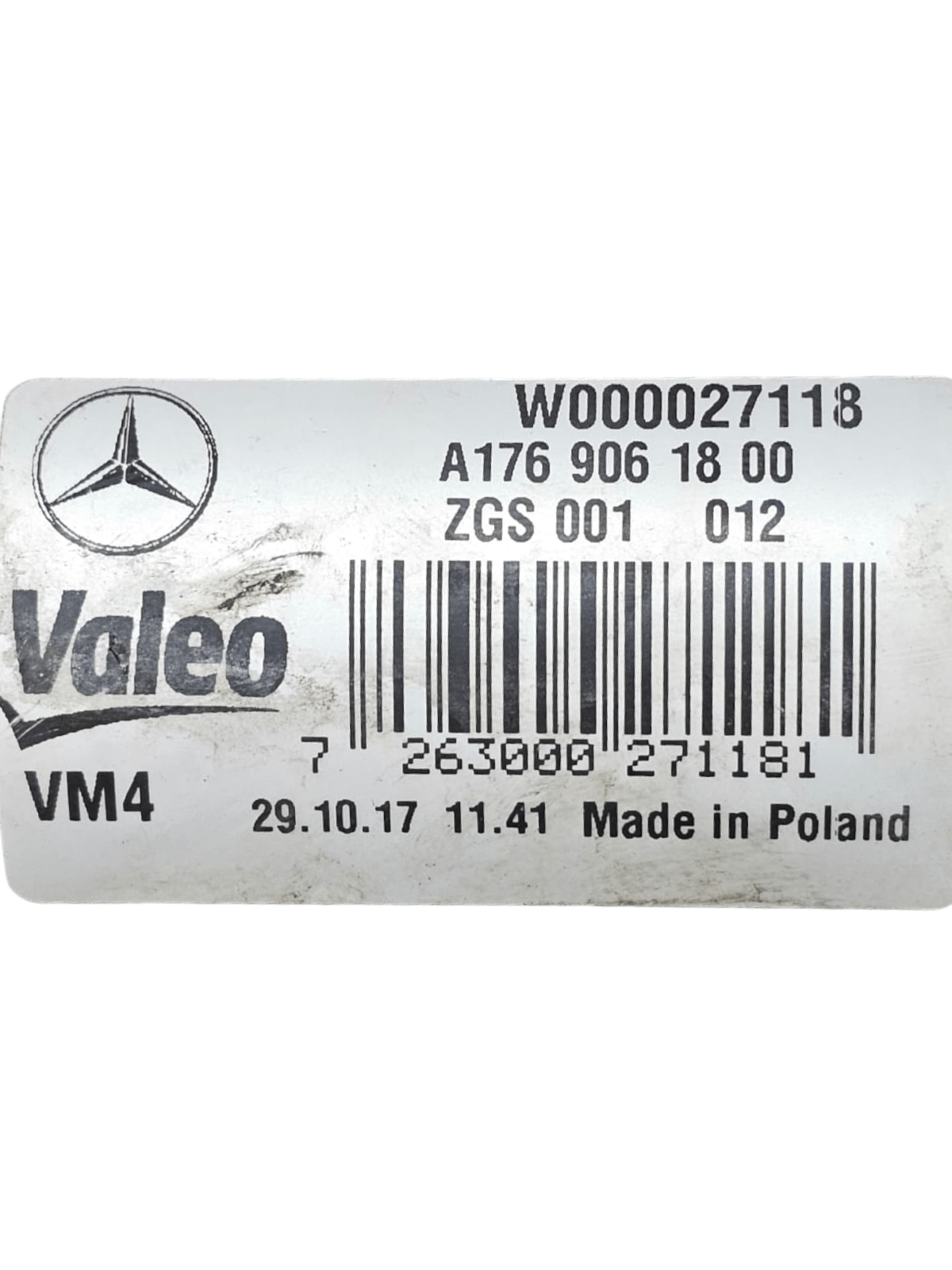 Front Windshield Wiper Motor Mercedes CLA W117 Code:A1769061800 (2013 - 2019) - F&P CRASH SRLS - Used Parts