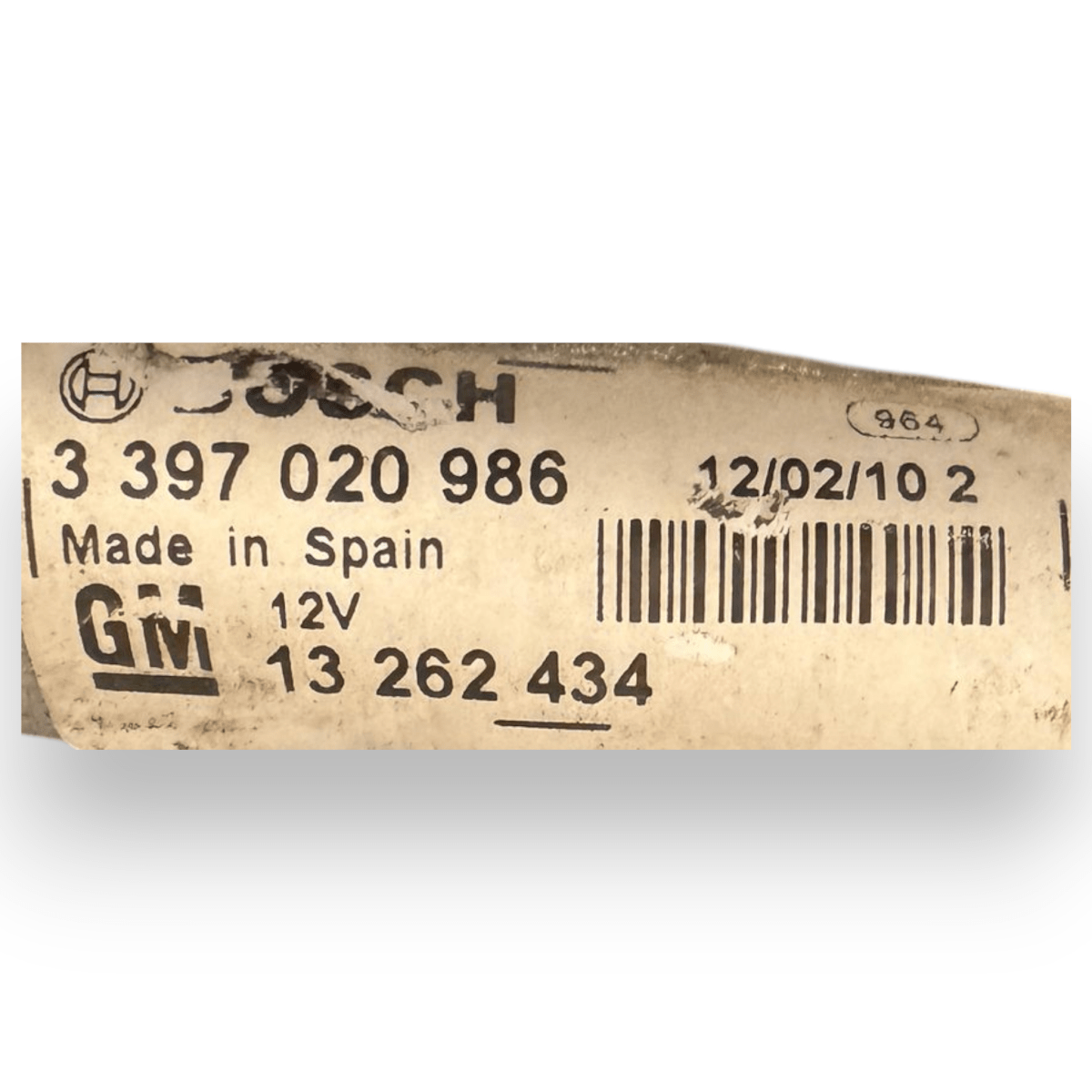Motorino tergicristalli anteriore Opel Astra J cod.13262434 (2009 - 2020) - F&P CRASH SRL - Ricambi Usati