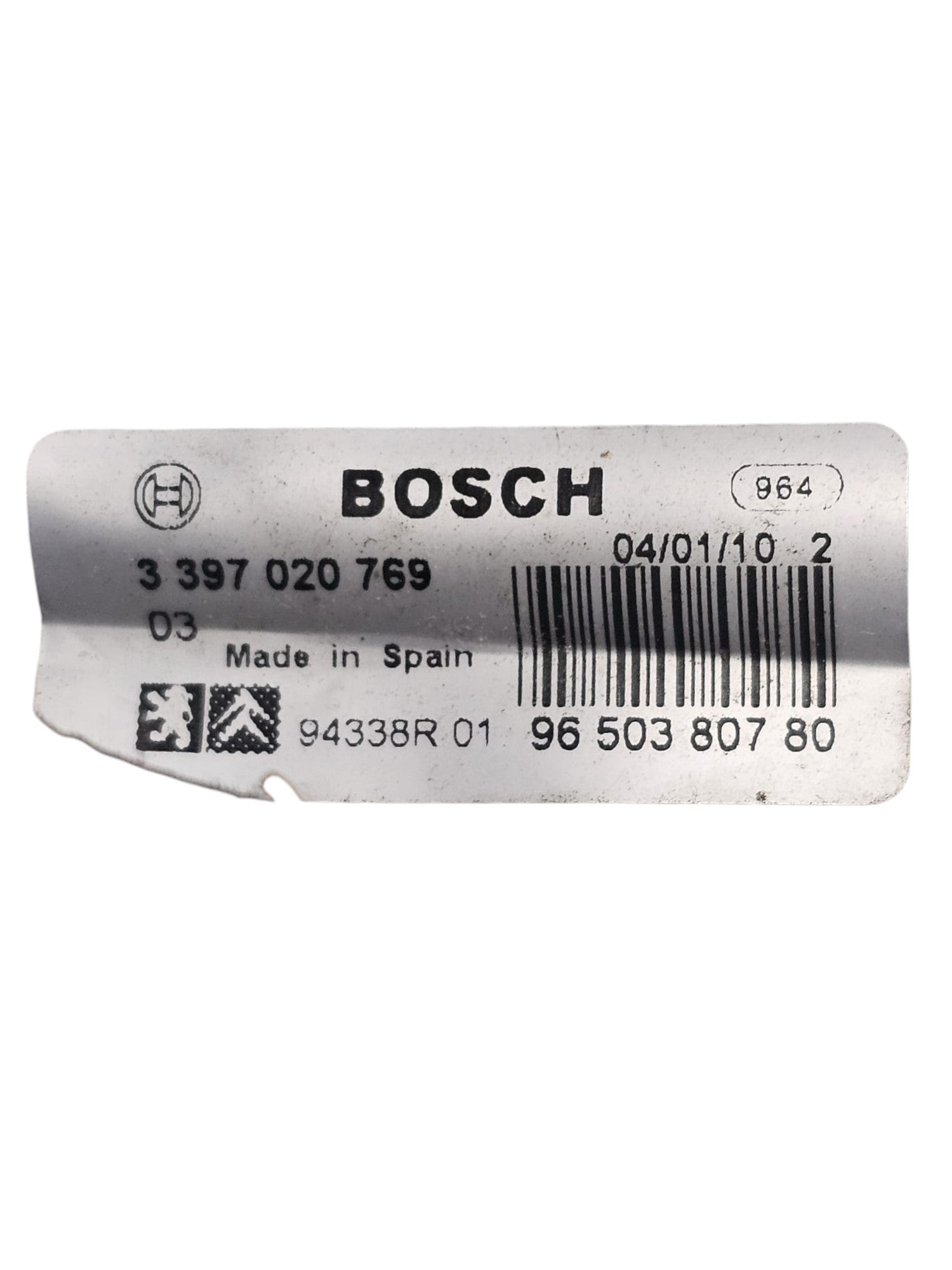 Motorino Tergicristalli Anteriore Peugeot 207 Cod:9850380780 (2006 - 2015) - F&P CRASH SRLS - Ricambi Usati