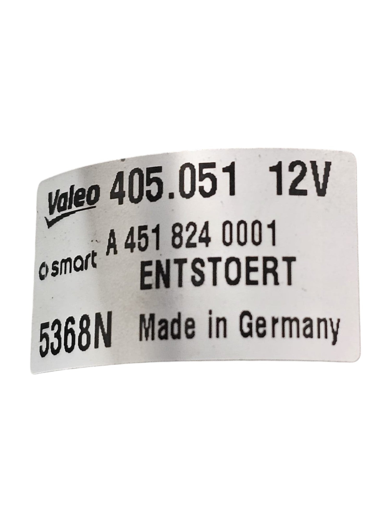 Front Wiper Motor Smart ForTwo W451 Code:A4518240001 (2007 - 2015) - F&P CRASH SRLS - Used Parts