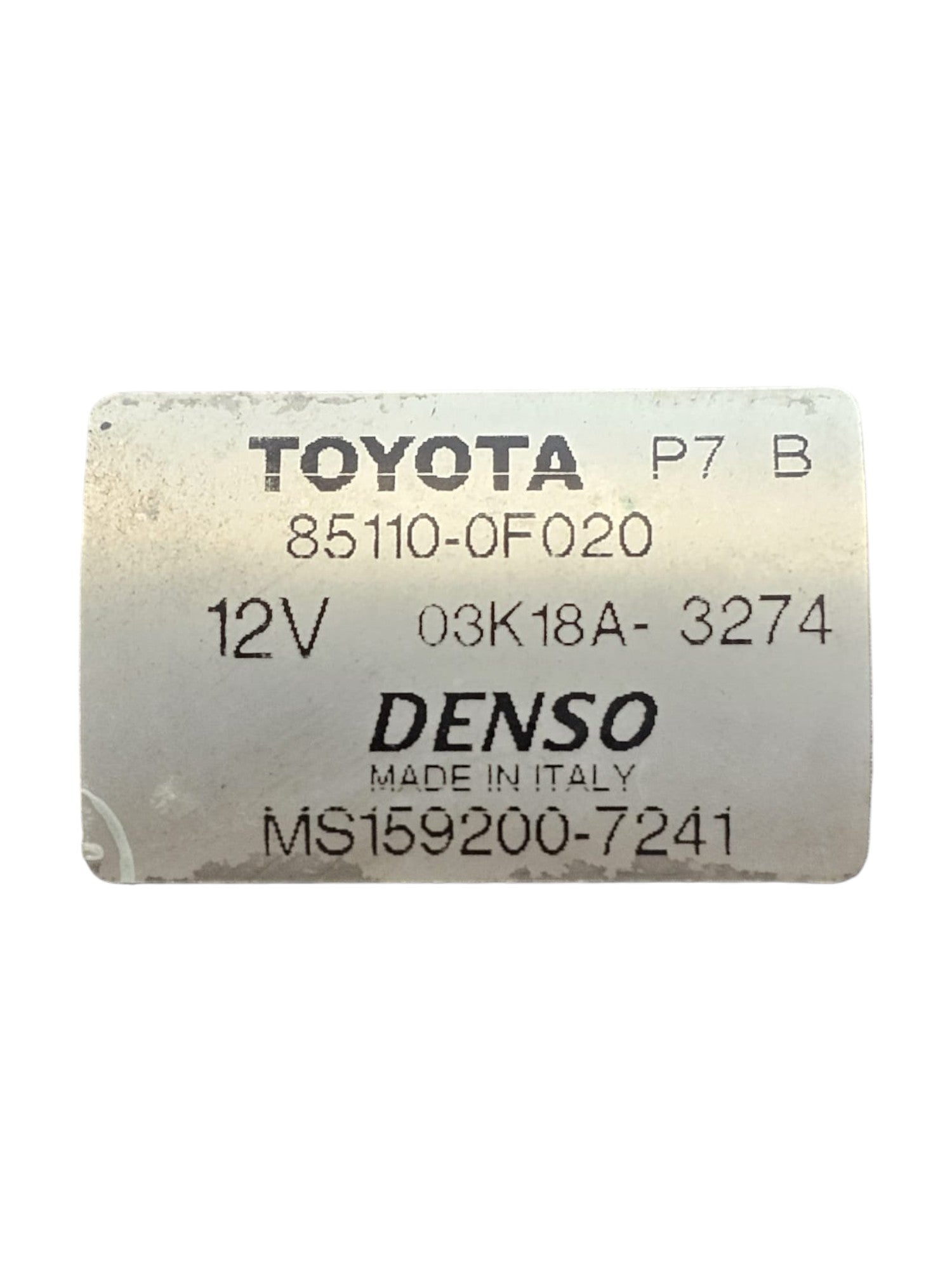 Motorino Tergicristalli Anteriore Toyota Corolla Verso III Cod:851100F020 (2004 - 2009) - F&P CRASH SRLS - Ricambi Usati