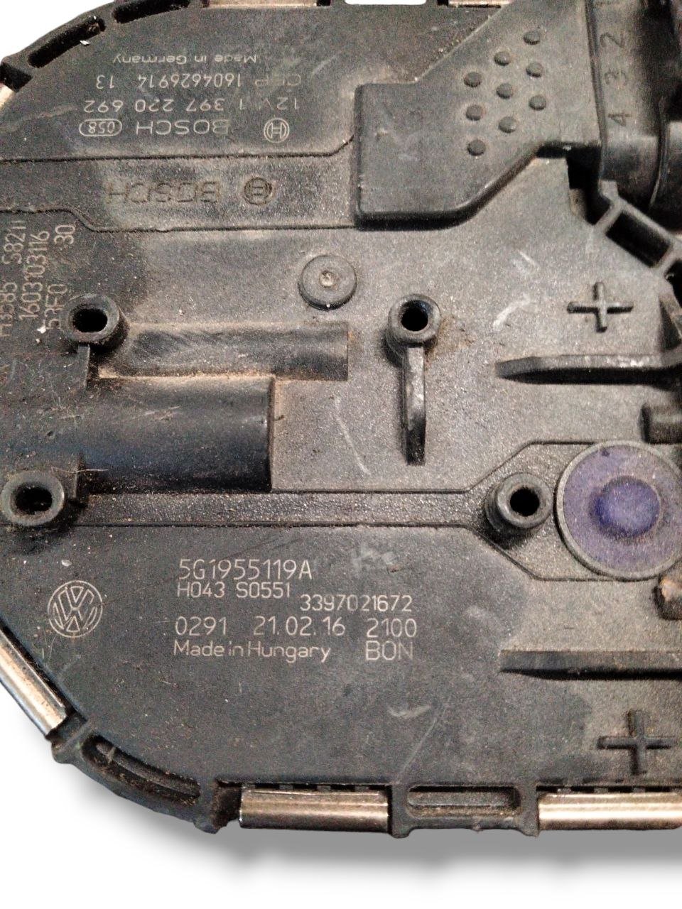 Front windshield wiper motor Volkswagen Golf VII (2012 - 2019) cod.5G1955119A / 1397220692 - F&P CRASH SRLS - Used Parts