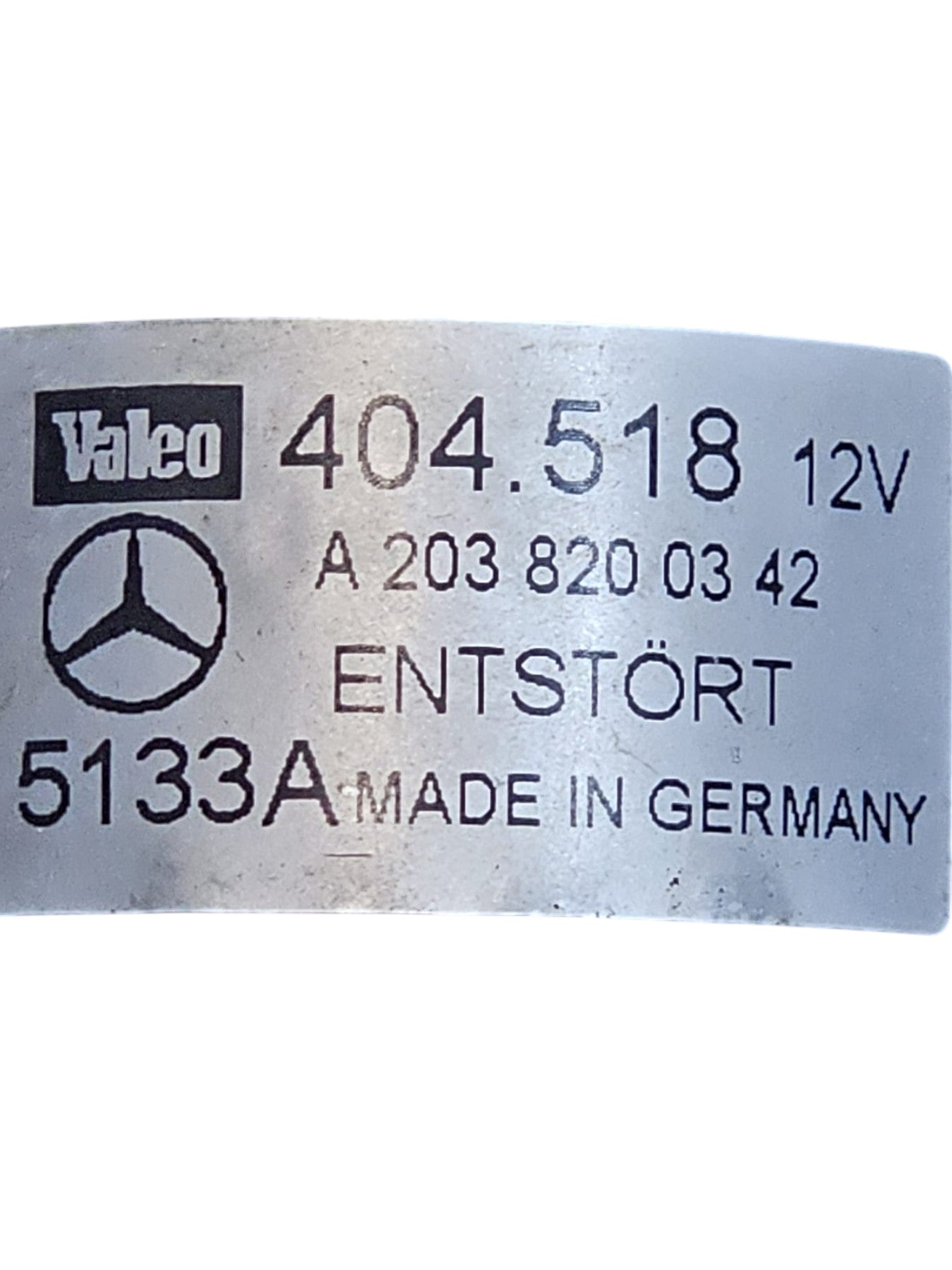 Front Windshield Wiper Motor Mercedes Class C W203 Code:A2038200342 (2000 - 2007) - F&P CRASH SRLS - Used Parts