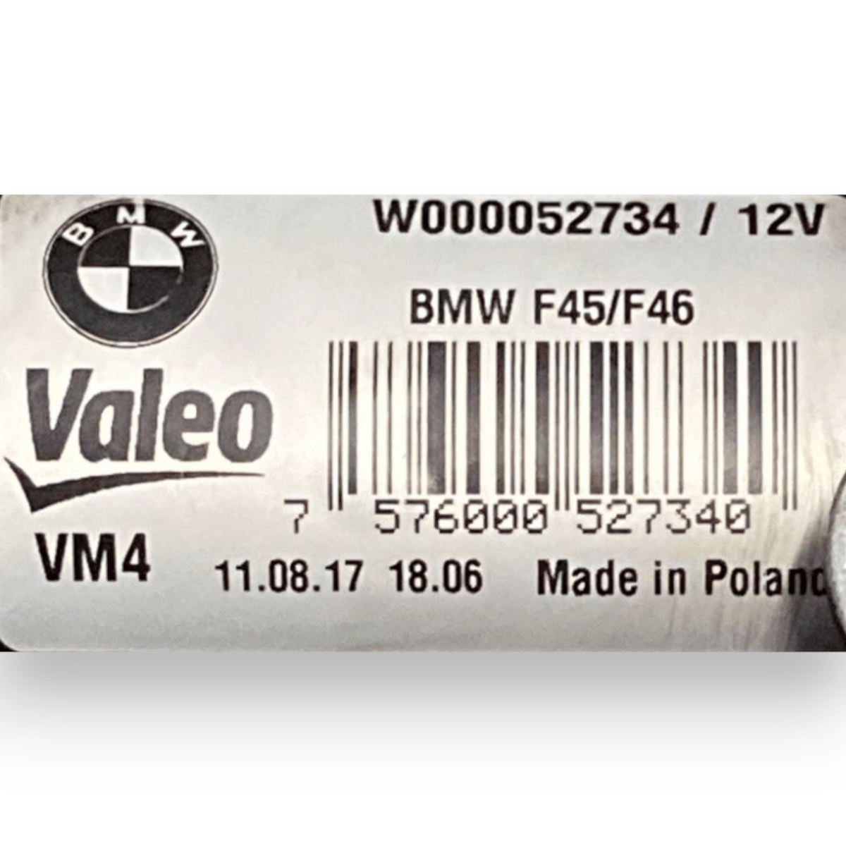BMW Active Tourer Series 2 windshield wiper motor code: w000052734 (2014 - 2021) - F&P CRASH SRLS - Used Parts