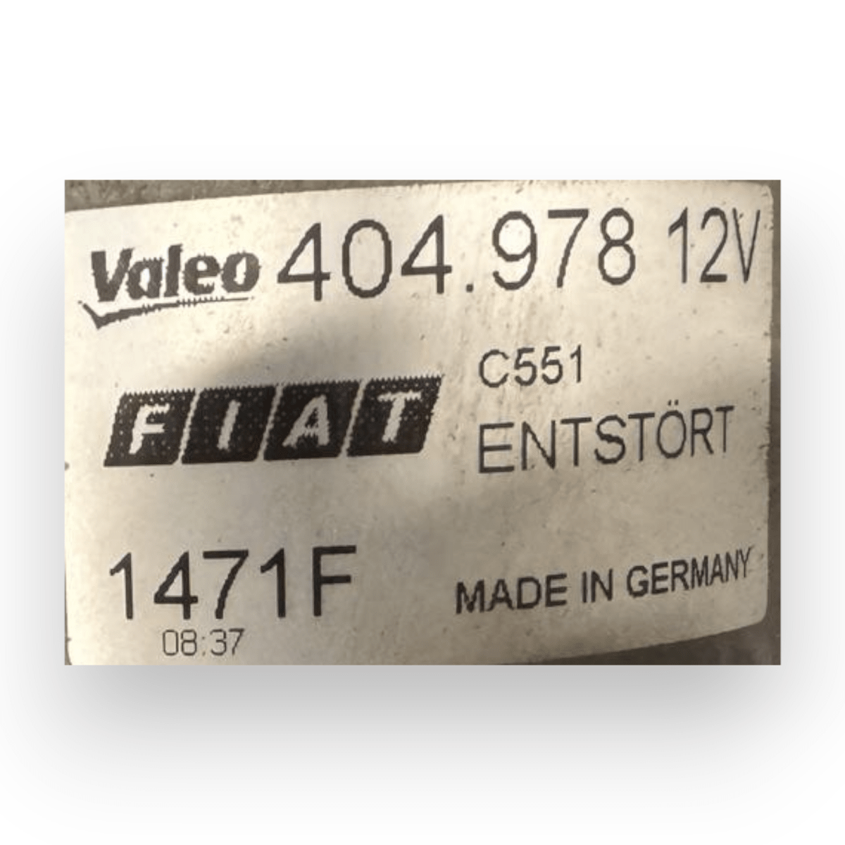 Motorino tergicristalli Fiat Grande Punto cod.40497812V (2005 - 2018) - F&P CRASH SRL - Ricambi Usati