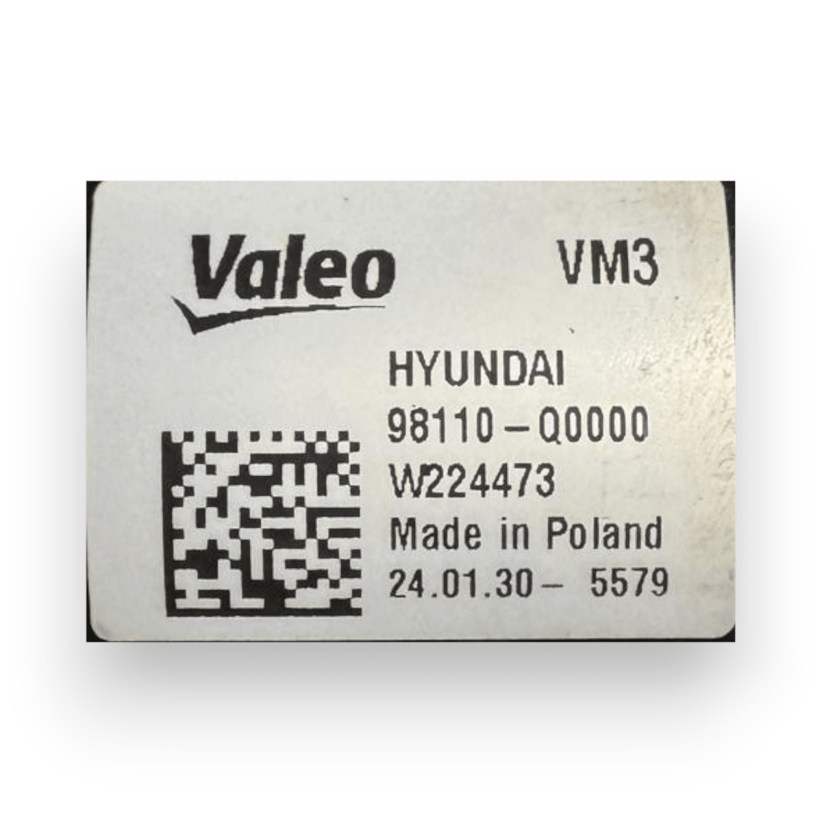 Motorino tergicristalli Hyundai i20 III cod.98110 - Q0000 (2020 - ) - F&P CRASH SRL - Ricambi Usati