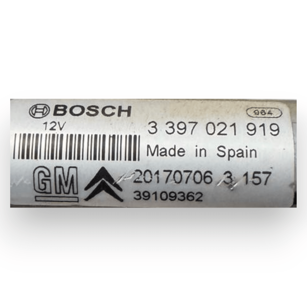 Motorino tergicristalli Opel Crossland X cod.3397021919 (2017 - 2024) - F&P CRASH SRL - Ricambi Usati