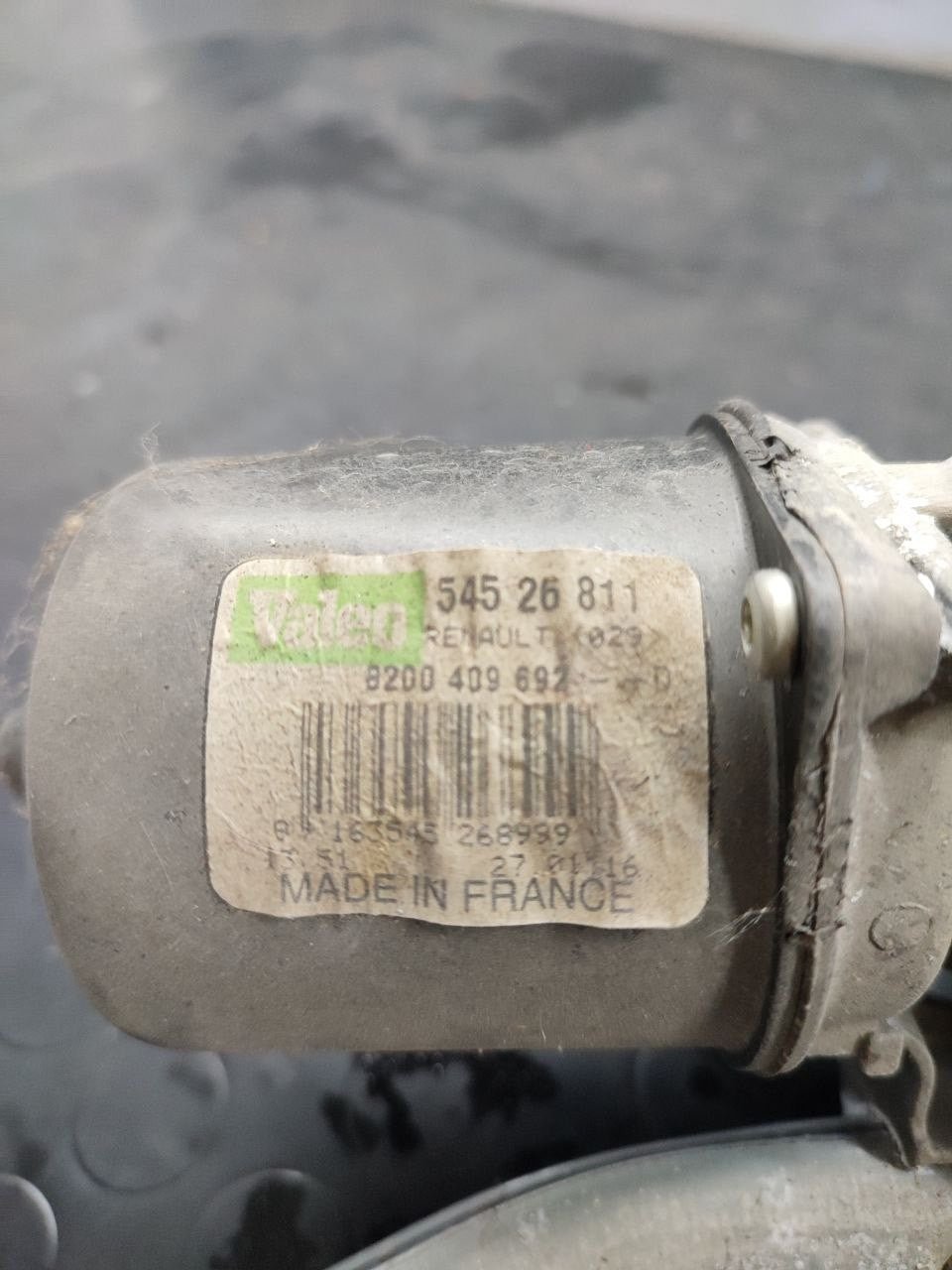 Wiper motor Renault Kangoo mk2 (restyling 2013) code 8200409692 - F&P CRASH SRLS - Used Parts