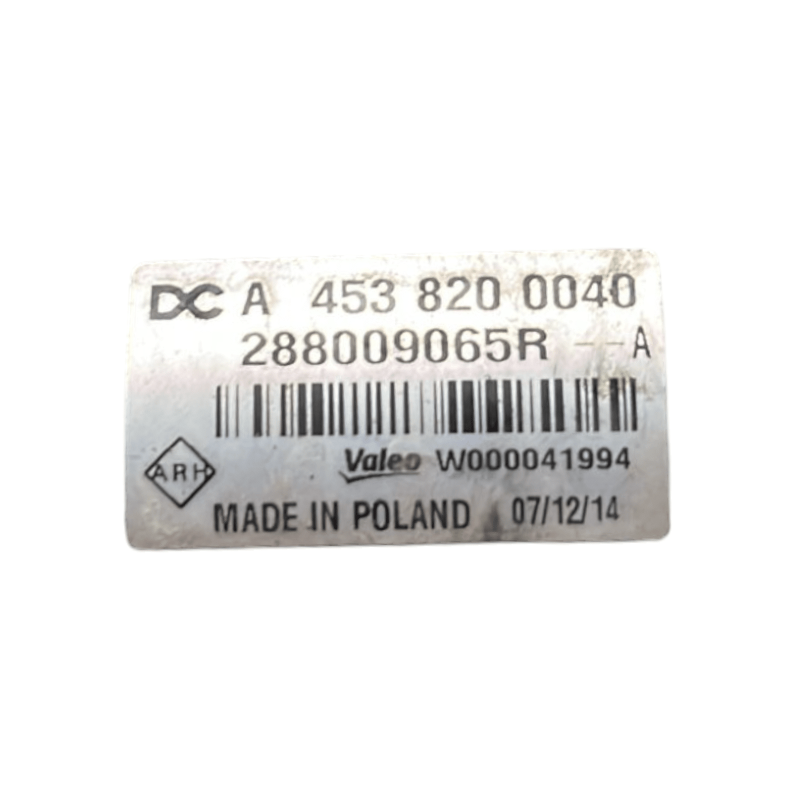 Wiper Motor Smart ForFour W453 code.A4538200040 - W000050101 (2014 - 2021) - F&P CRASH SRLS - Used Parts