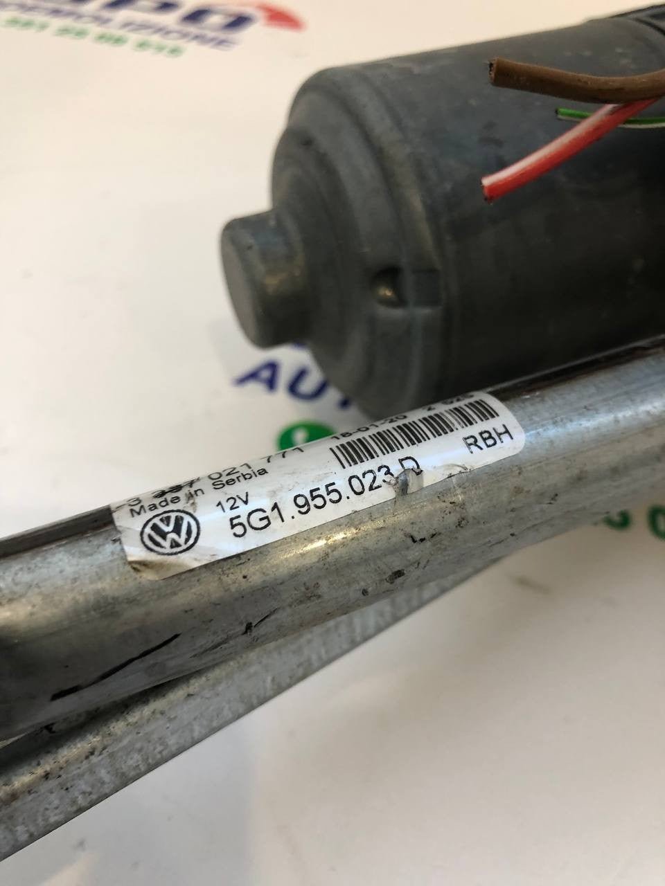 windshield wiper motor volkswagen golf 7 VII 5g with tandem 5G955023D - F&P CRASH SRLS - Used Parts