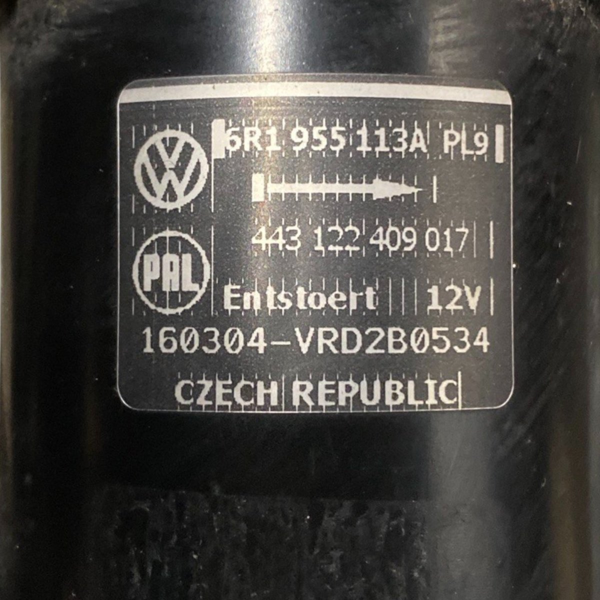 Motorino tergicristalli volkswagen polo v 6r Cod: 6r1955113a (2009 - 2017) - F&P CRASH SRLS - Ricambi Usati
