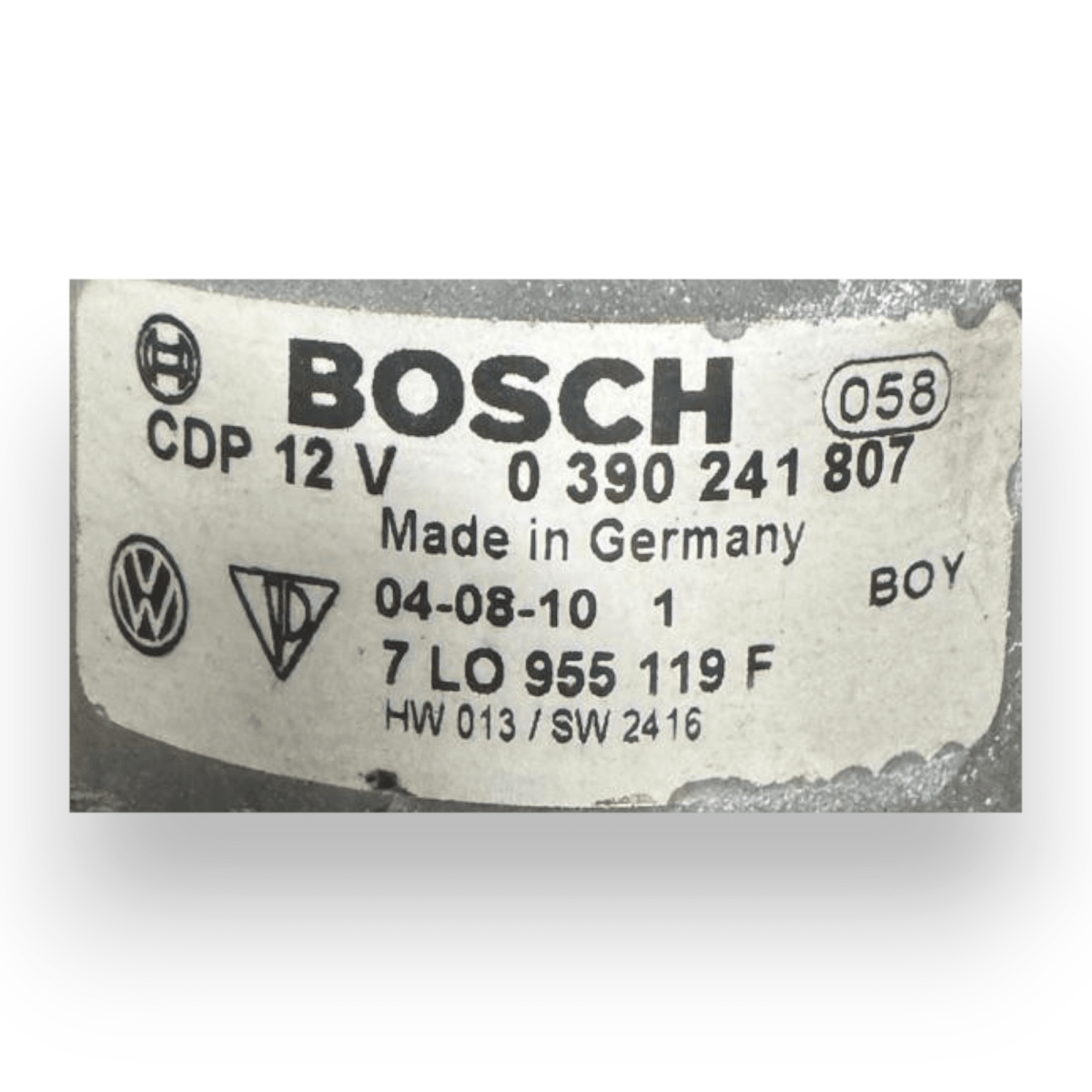 Motorino tergicristalli Volkswagen Touareg cod.0390241807 (2002 - 2010) - F&P CRASH SRL - Ricambi Usati