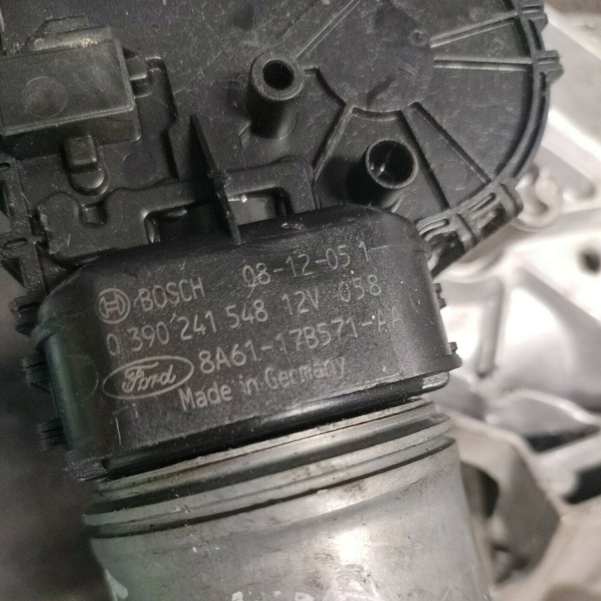 FRONT WINDSHIELD WIPER MOTOR. With Tandem FORD FIESTA 1.2 2008 2017 0390241548 - F&P CRASH SRLS - Used Parts