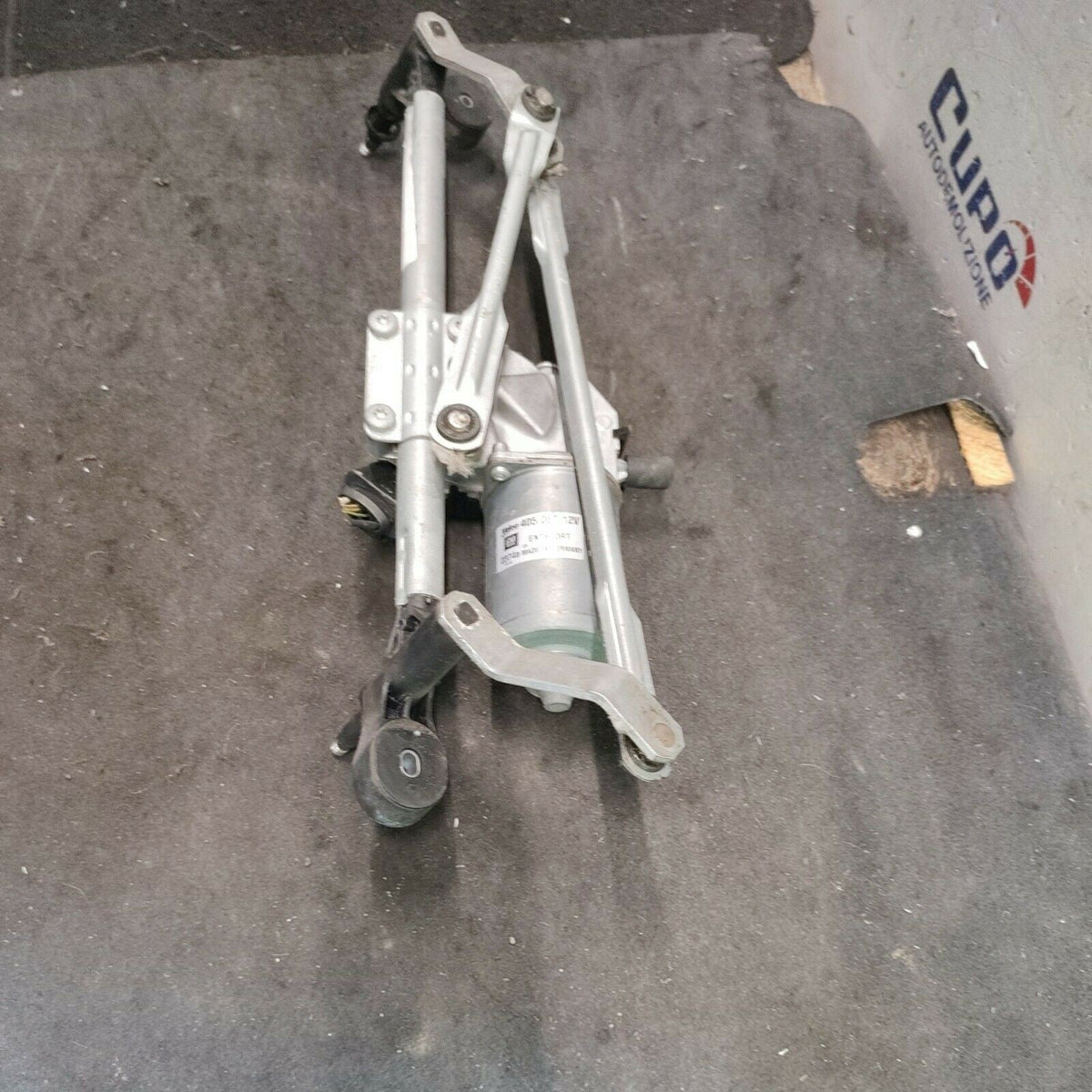 Front Windshield Wiper Motor with Tandem Opel Corsa D 2006/2011 13182340 405.067 - F&P CRASH SRLS - Used Parts