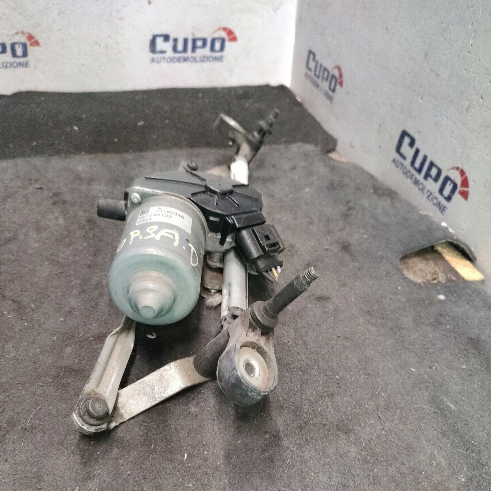 Front Windshield Wiper Motor with Tandem Opel Corsa D 2006/2011 13182340 405.067 - F&P CRASH SRLS - Used Parts
