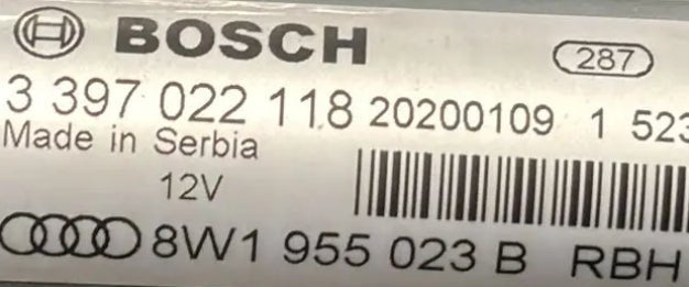 Motorino tergicristallo anteriore audi a4 b9 cod:8w1955023b (2015 - 2024) - F&P CRASH SRL - Ricambi Usati
