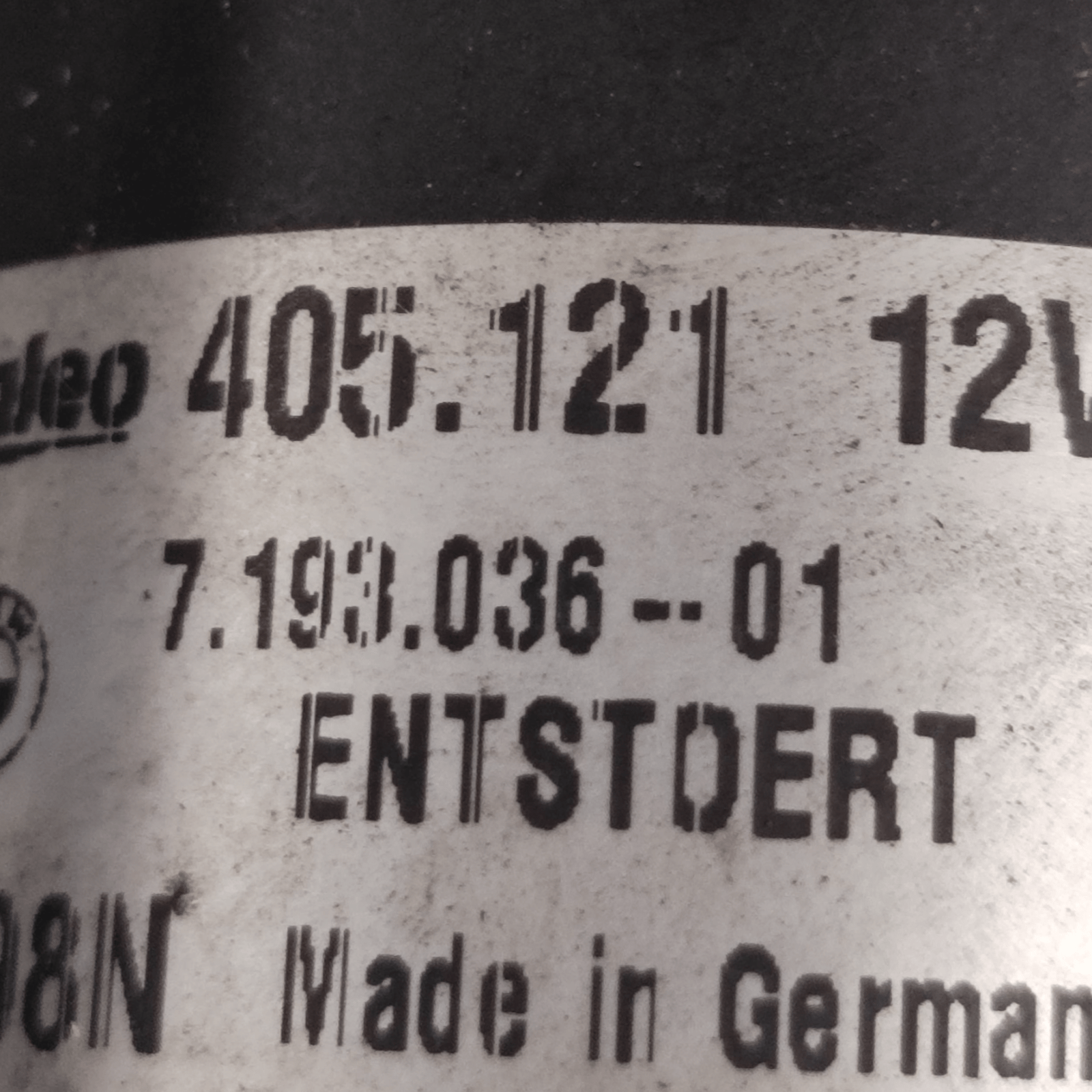 Front Windshield Wiper Motor Bmw Series 1 E87 CODE: 719303601 (2004 - 2013) - F&P CRASH SRLS - Used Parts