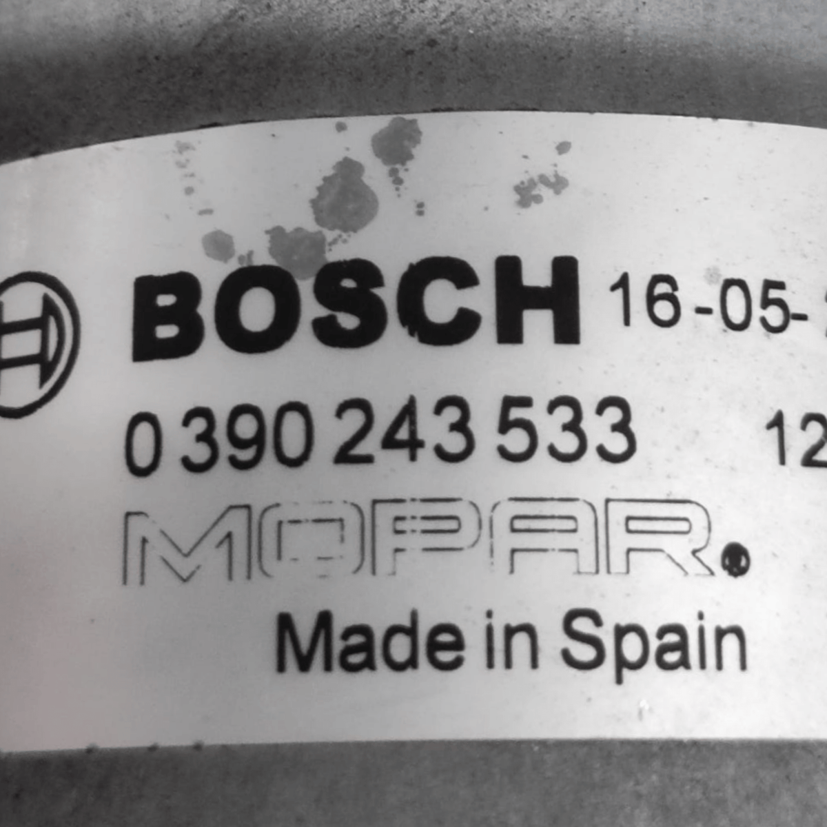 Front Windshield Wiper Motor Fiat 500X COD: 0390243533 (2014>) - F&P CRASH SRLS - Used Parts