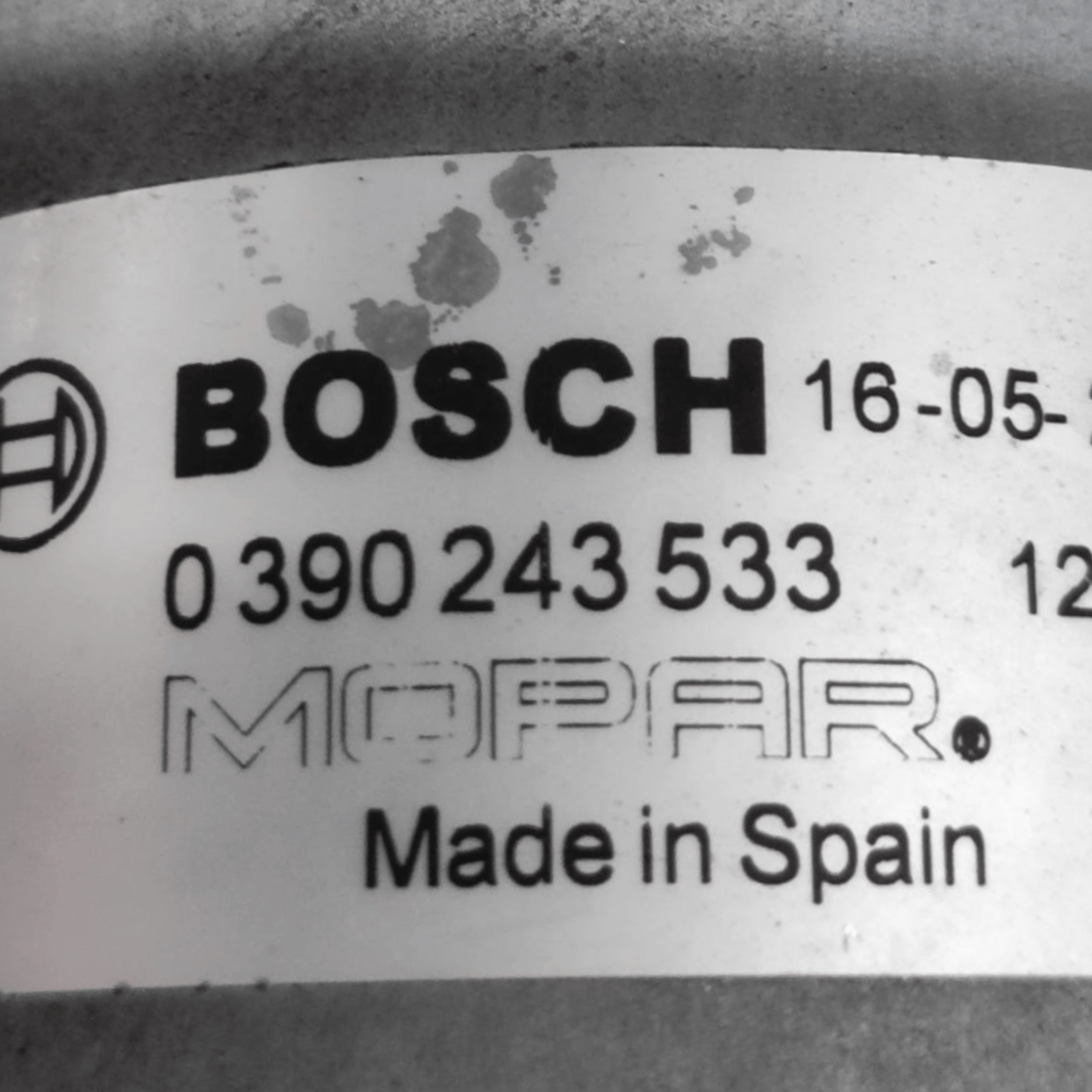 Front Windshield Wiper Motor Fiat 500X COD: 0390243533 (2014>) - F&P CRASH SRLS - Used Parts