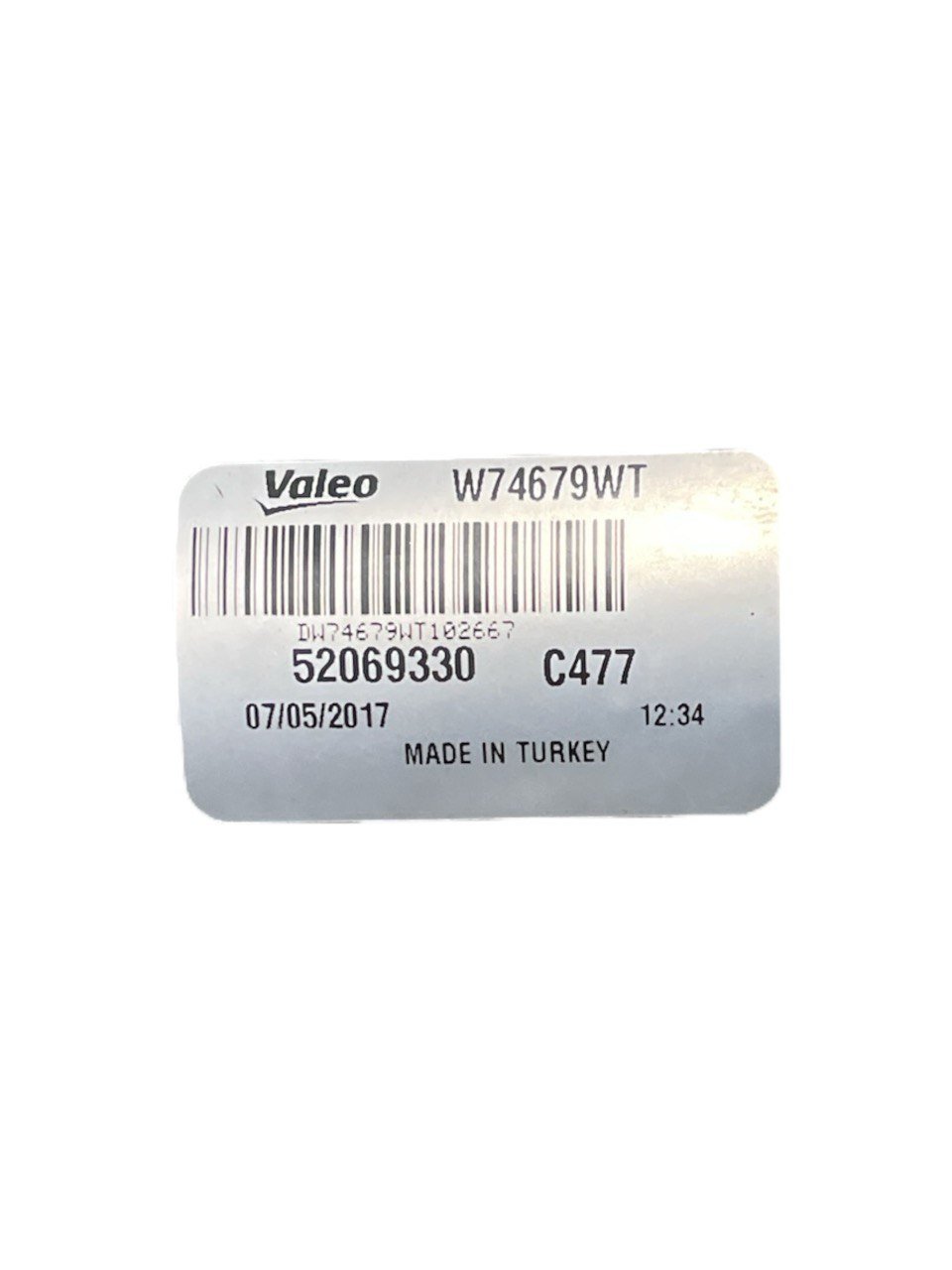 Motorino Tergicristallo Anteriore Fiat Tipo (2015>) cod:52069330 - F&P CRASH SRLS - Ricambi Usati
