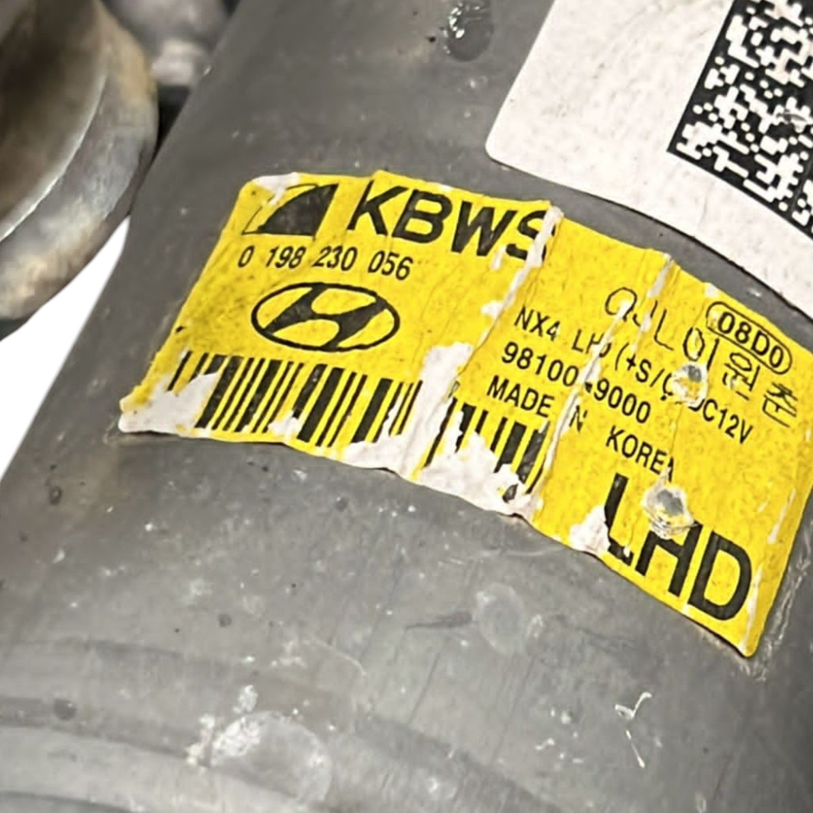 Front windshield wiper motor Hyundai Tucson (HEV) code:0198230056 (2020 >) - F&P CRASH SRLS - Used Parts