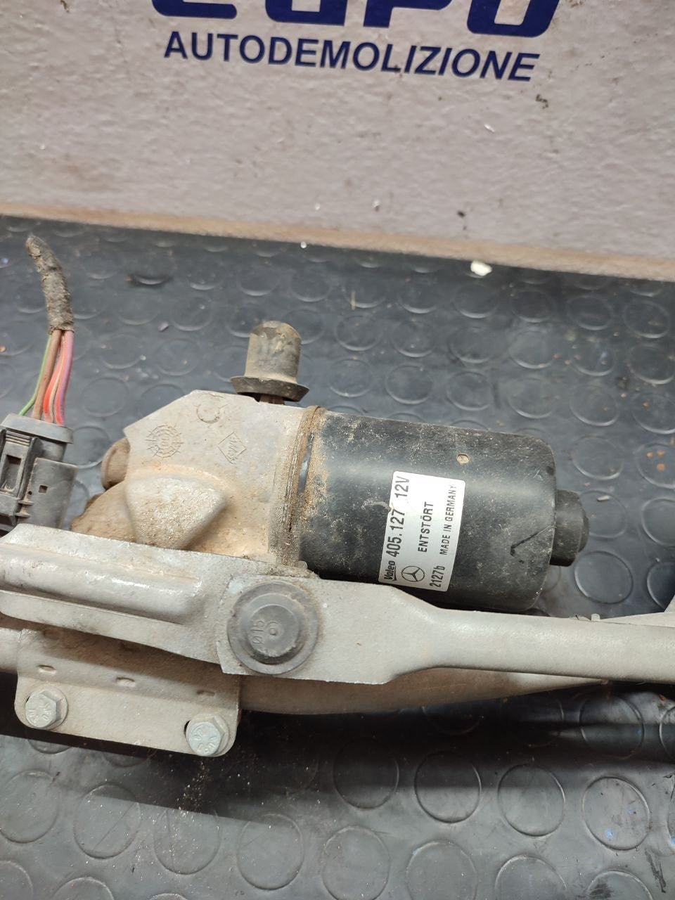 Motorino Tergicristallo anteriore MERCEDES-BENZ CLASE A W169 cod : 405.127 - F&P CRASH SRLS - Ricambi Usati