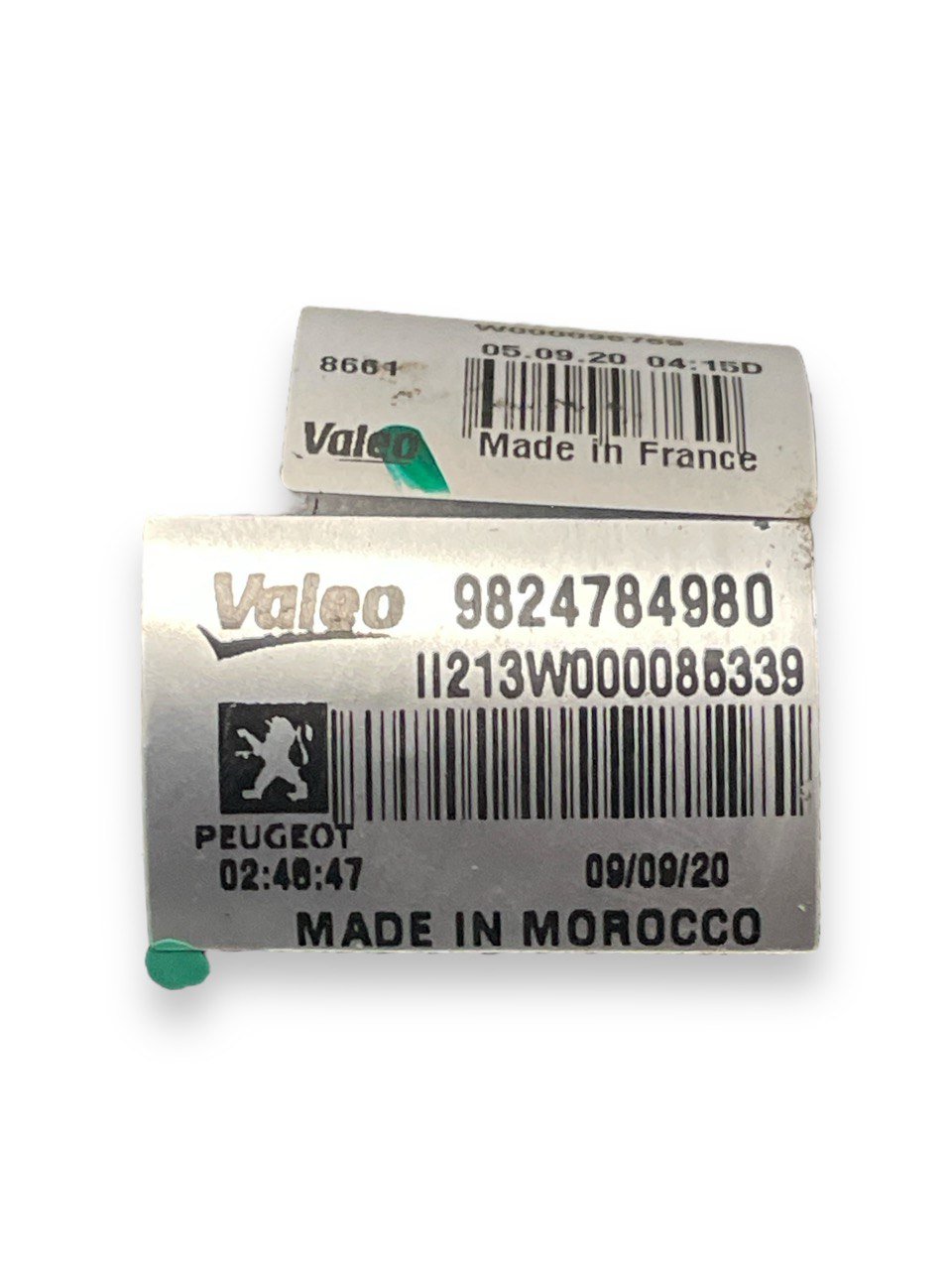 Motorino Tergicristallo anteriore Peugeot 208/2008 cod:9824784980 (2019>) - F&P CRASH SRLS - Ricambi Usati