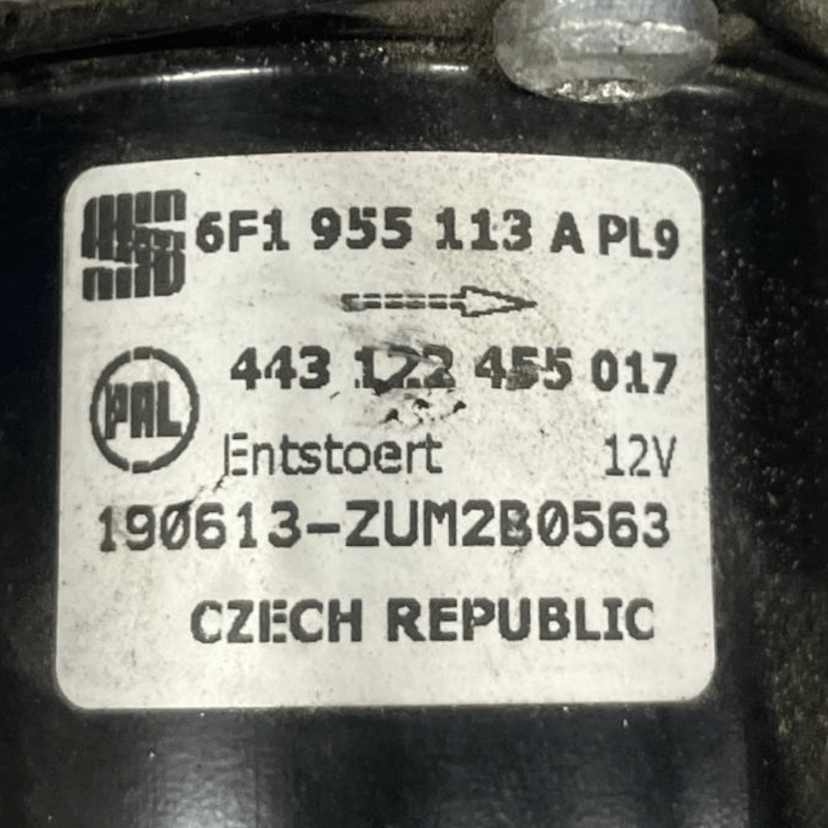 Motorino Tergicristallo anteriore Seat Ibiza V (2017 - ) cod: 6F1955113A - F&P CRASH SRLS - Ricambi Usati