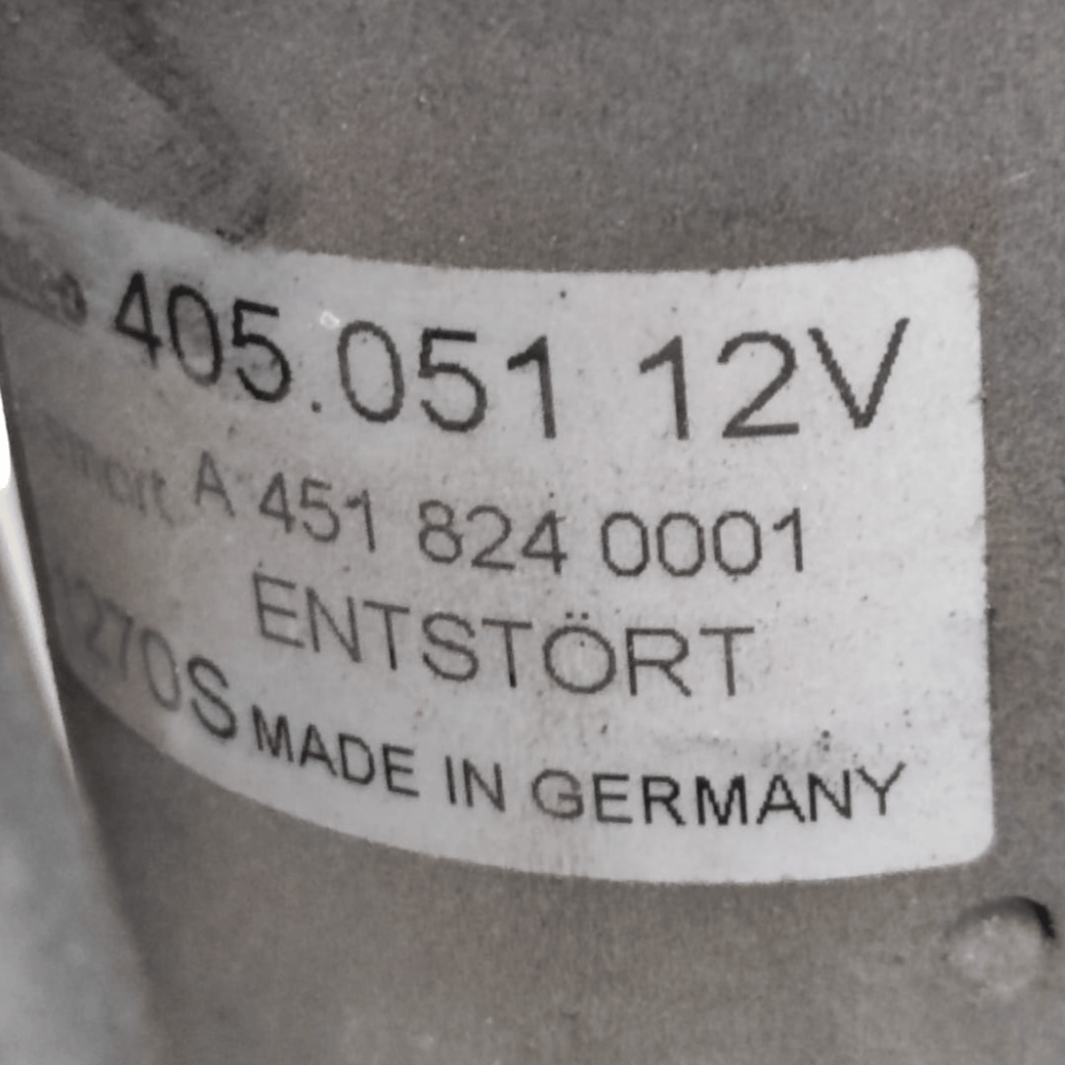 Front Windshield Wiper Motor Smart Fortwo W451 CODE: A4518240001 (2007 - 2014) - F&P CRASH SRLS - Used Parts