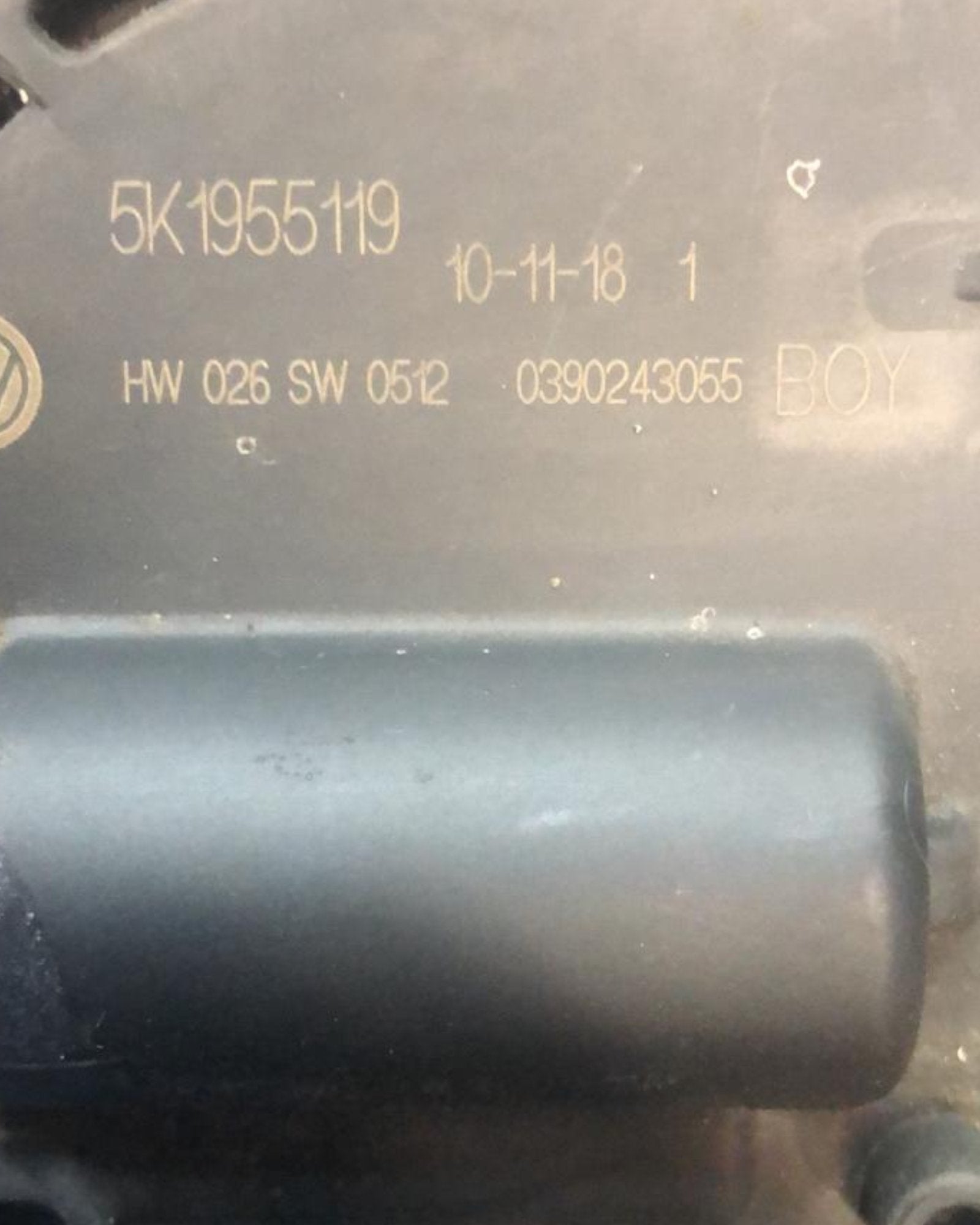 Motorino TergiCristallo Anteriore Volkswagen Golf VI (2008 > 2012) cod:5K1955119 - F&P CRASH SRLS - Ricambi Usati
