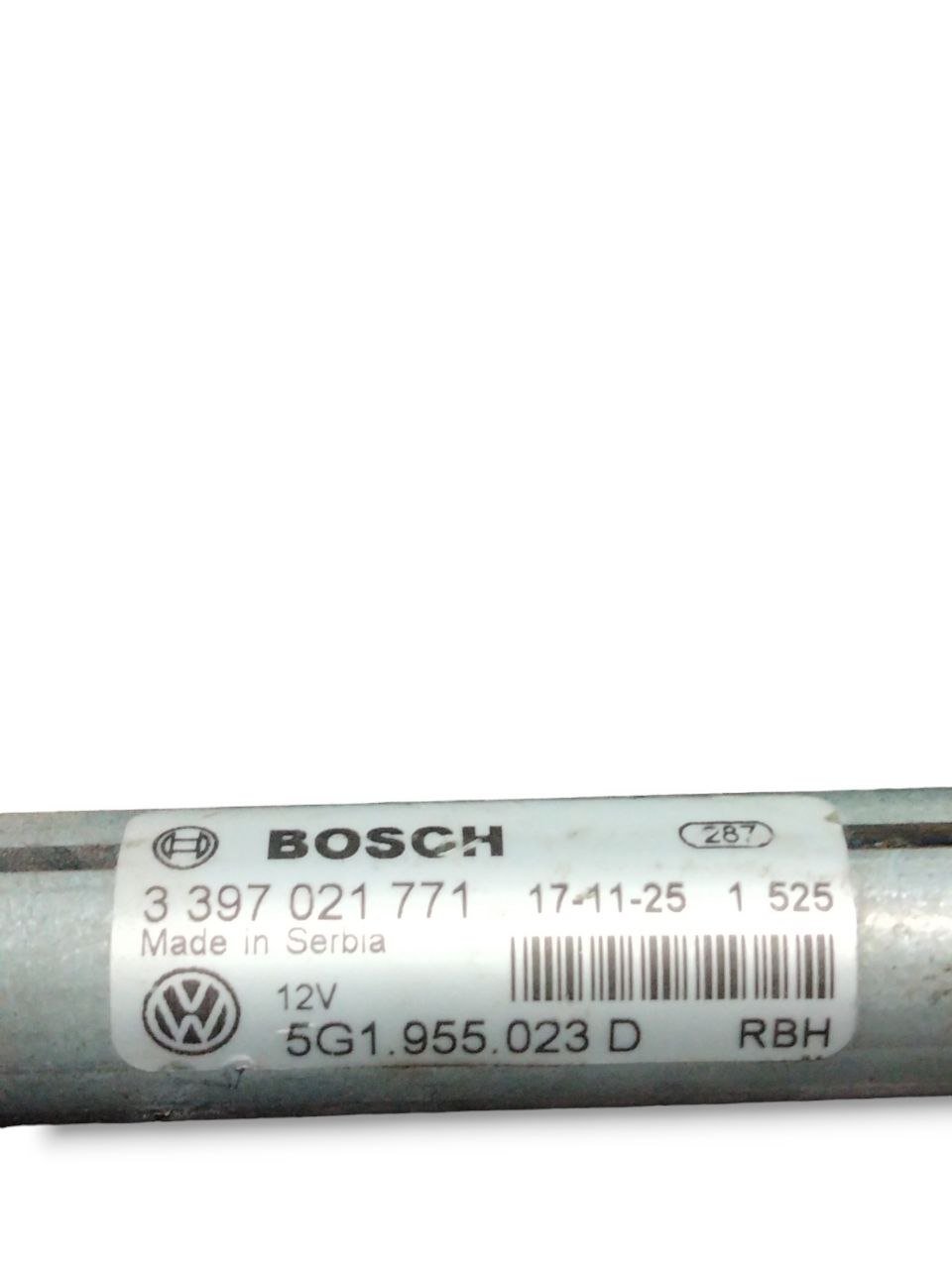 Front windshield wiper motor Volkswagen Golf VII (2012 - 2019) cod.5G1955023D - 3397021771 - F&P CRASH SRLS - Used Parts