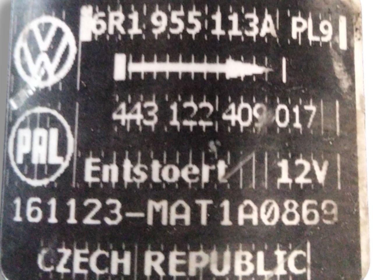 Motorino Tergicristallo Anteriore Volkswagen Polo 6R (2009 - 2017)cod.6R1955113A - F&P CRASH SRLS - Ricambi Usati