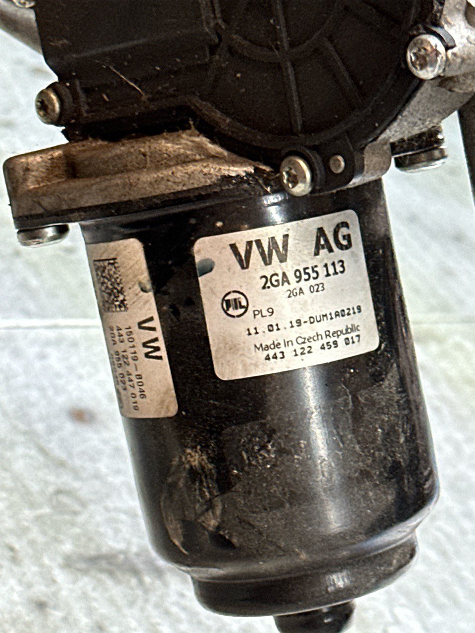 Motorino tergicristallo anteriore Volkswagen T-Roc (2021) cod: 2ga955113 - F&P CRASH SRLS - Ricambi Usati