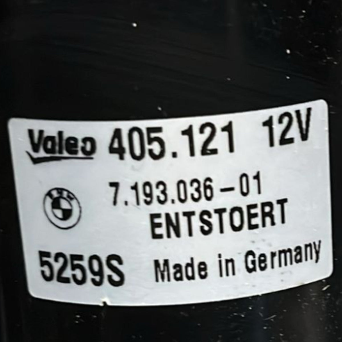 Wiper Motor Bmw Series I (E87) code:405121 (2004 > 2013) - F&P CRASH SRLS - Used Parts